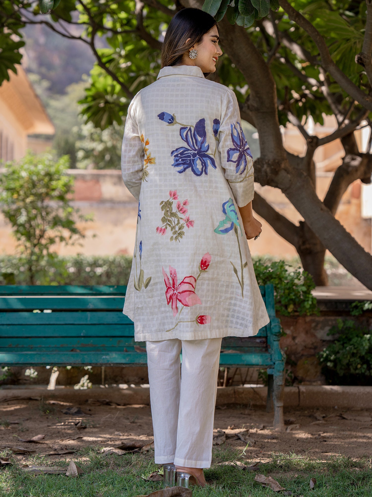 indo era, indo era kurta set, indo era suit, Kurta Set, Kurta set for women, cotton kurta set, indo era kurta set for women, Anarkali Kurta Set, Palazzo Kurta Set, Sleeveless Kurta, Embroidered Kurta, New Arrivals, Work wear, Dress, Best seller, Heeramandi dress, Summer sale, Summer suit, Wedding collection, Special offer, plus size, Spring summer, party wear, Summer Special, Printed Kurta, wedding wear, outfit ideas, Straight Kurta, Cotton Outfit, A line dress, dress for women,Off White kurta set