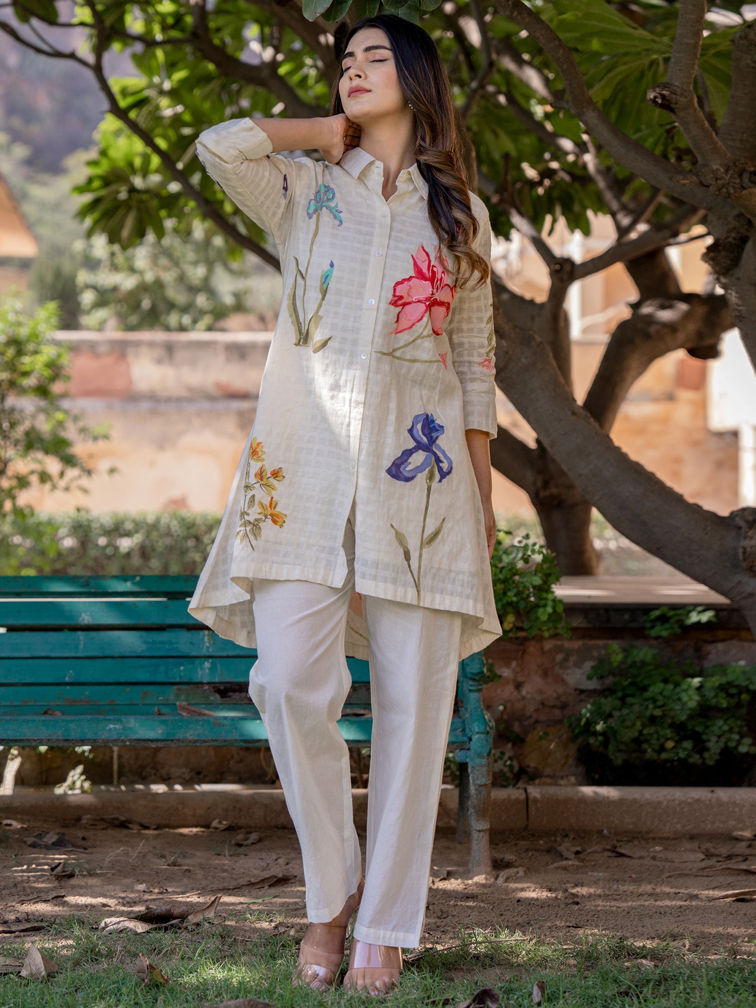 indo era, indo era kurta set, indo era suit, Kurta Set, Kurta set for women, cotton kurta set, indo era kurta set for women, Anarkali Kurta Set, Palazzo Kurta Set, Sleeveless Kurta, Embroidered Kurta, New Arrivals, Work wear, Dress, Best seller, Heeramandi dress, Summer sale, Summer suit, Wedding collection, Special offer, plus size, Spring summer, party wear, Summer Special, Printed Kurta, wedding wear, outfit ideas, Straight Kurta, Cotton Outfit, A line dress, dress for women,Off White kurta set