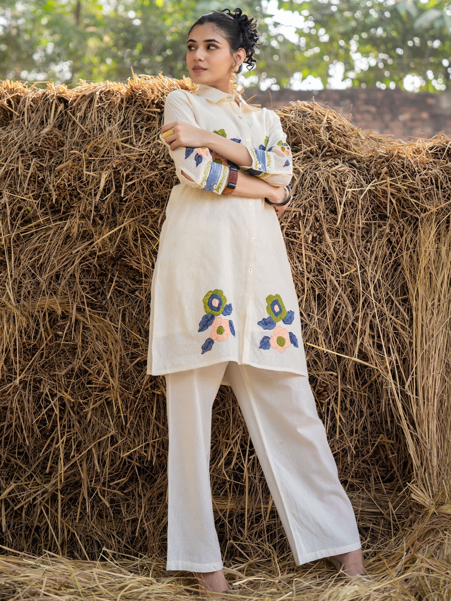 indo era, indo era kurta set, indo era suit, Kurta Set, Kurta set for women, cotton kurta set, indo era kurta set for women, Anarkali Kurta Set, Palazzo Kurta Set, Sleeveless Kurta, Embroidered Kurta, New Arrivals, Work wear, Dress, Best seller, Heeramandi dress, Summer sale, Summer suit, Wedding collection, Special offer, plus size, Spring summer, party wear, Summer Special, Printed Kurta, wedding wear, outfit ideas, Straight Kurta, Cotton Outfit, A line dress, dress for women,Off White kurta set