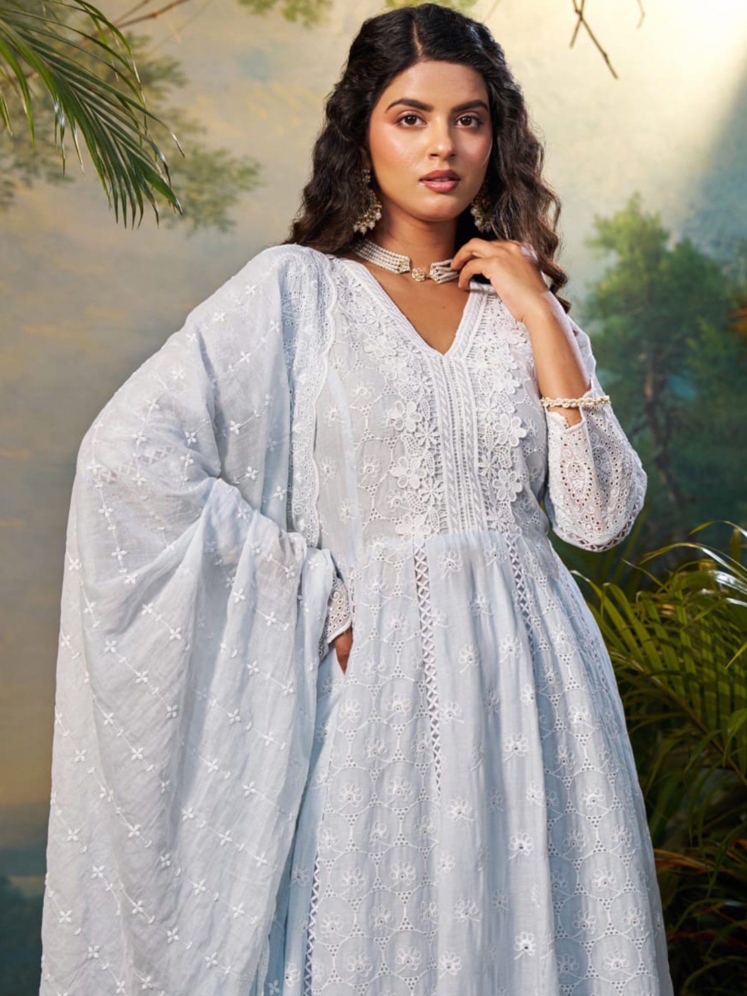indo era, indo era kurta set, indo era suit, Kurta Set, Kurta set for women, cotton kurta set, indo era kurta set for women, Anarkali Kurta Set, Palazzo Kurta Set, Sleeveless Kurta, Embroidered Kurta, New Arrivals, Work wear, Dress, Best seller, Heeramandi dress, Summer sale, Summer suit, Wedding collection, Special offer, plus size, Spring summer, party wear, Summer Special, Printed Kurta, wedding wear, outfit ideas, Straight Kurta, Cotton Outfit, A line dress, dress for women,Blue kurta set