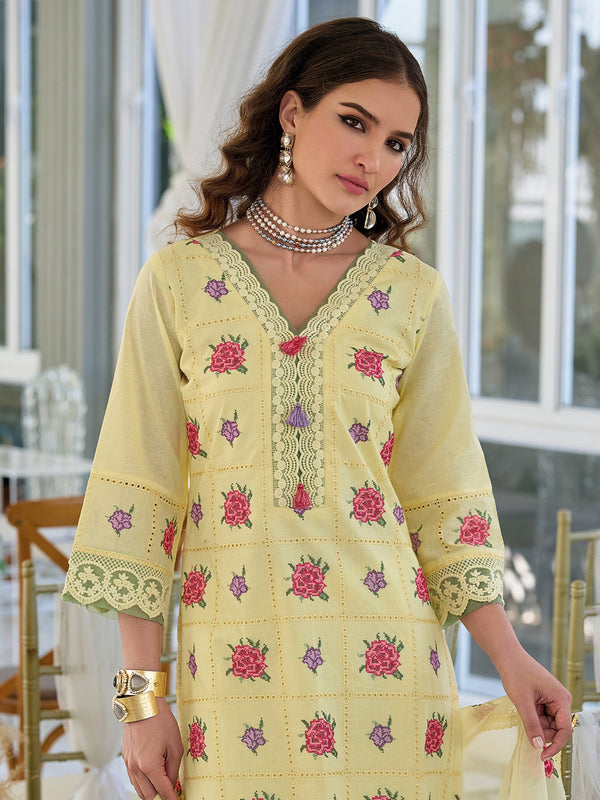 Yellow Kurta Sets  For women,indo era, indoera, kurta set for women, women kurta set, women suit, summer wear for women, festive suit for women, mother's day outfit, dress for mother, mother's day special, heeramandi dress