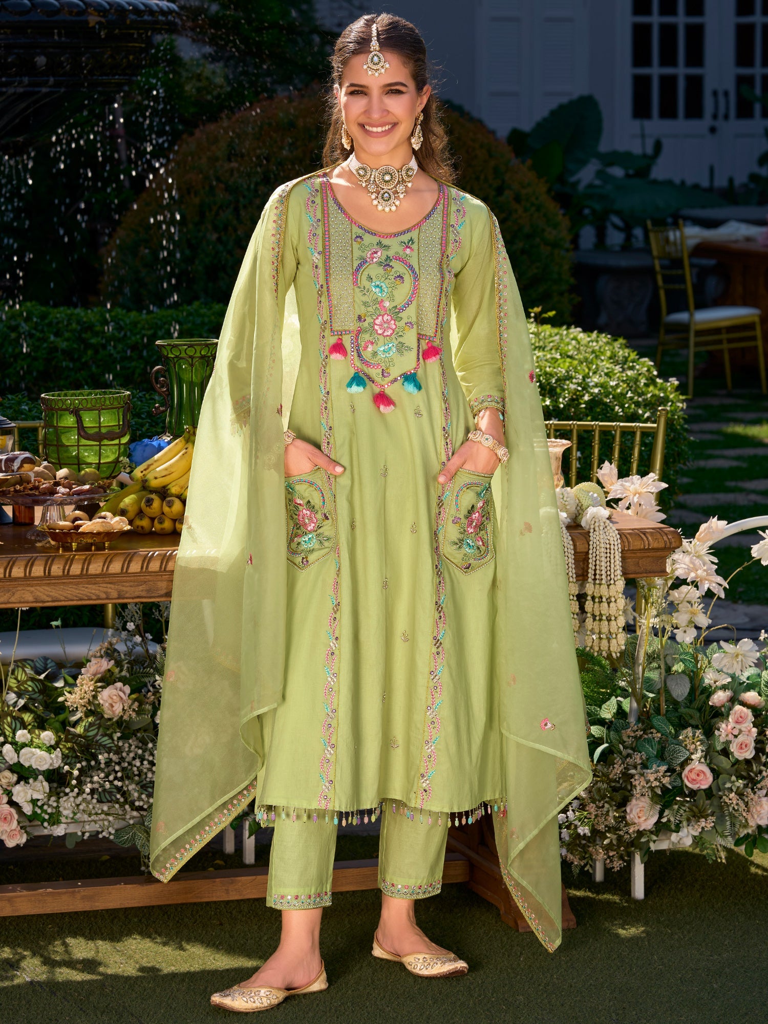indo era, indo era kurta set, indo era suit, Kurta Set, Kurta set for women, cotton kurta set, indo era kurta set for women, Anarkali Kurta Set, Palazzo Kurta Set, Sleeveless Kurta, Embroidered Kurta, New Arrivals, Work wear, Dress, Best seller, Heeramandi dress, Summer sale, Summer suit, Wedding collection, Special offer, plus size, Spring summer, party wear, Summer Special, Printed Kurta, wedding wear, outfit ideas, Straight Kurta, Cotton Outfit, A line dress, dress for women,Green kurta set