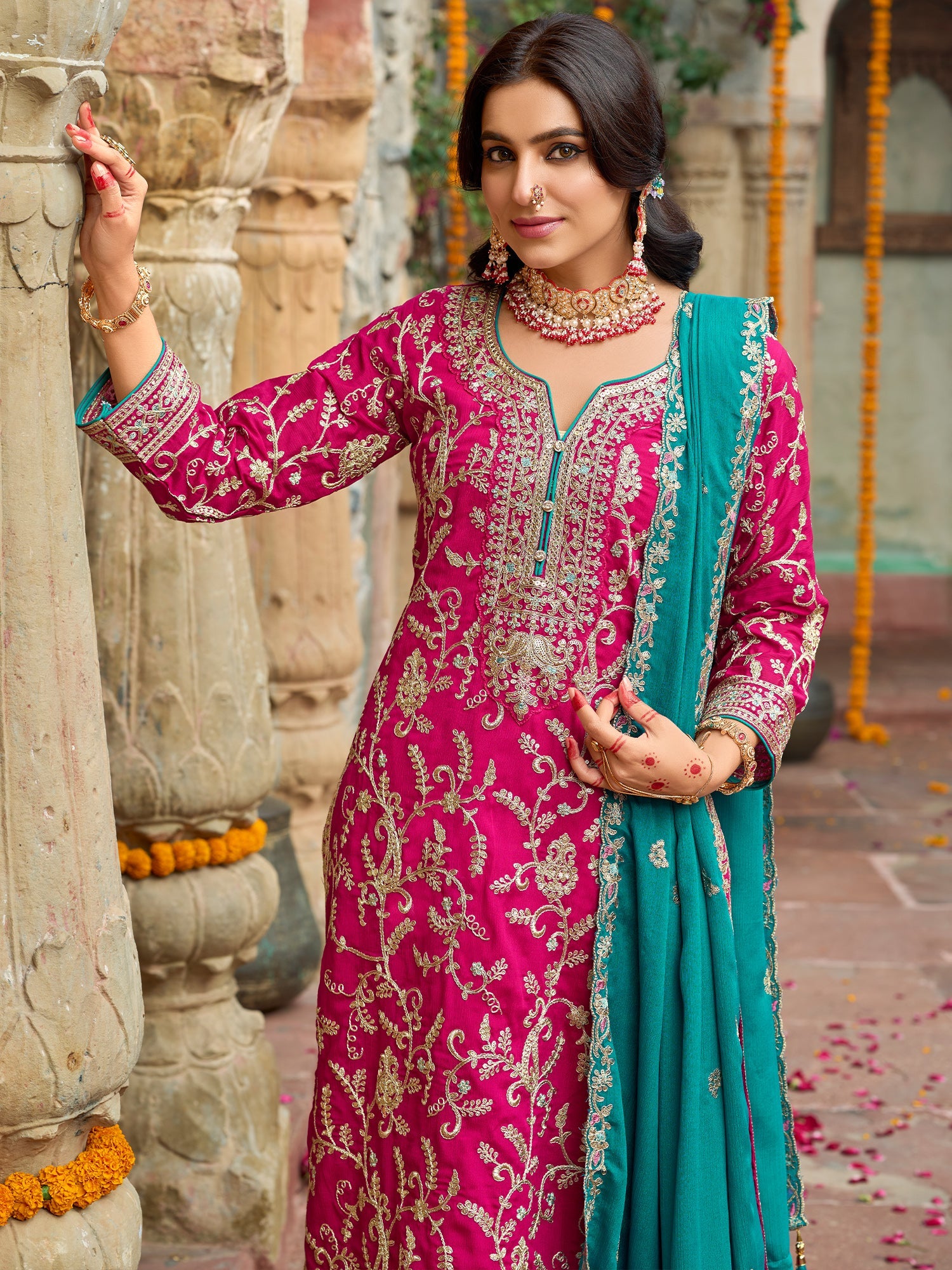 indo era, indo era kurta set, indo era suit, Kurta Set, Kurta set for women, cotton kurta set, indo era kurta set for women, Anarkali Kurta Set, Palazzo Kurta Set, Sleeveless Kurta, Embroidered Kurta, New Arrivals, Work wear, Dress, Best seller, Heeramandi dress, Summer sale, Summer suit, Wedding collection, Special offer, plus size, Spring summer, party wear, Summer Special, Printed Kurta, wedding wear, outfit ideas, Straight Kurta, Cotton Outfit, A line dress, dress for women,Pink kurta set