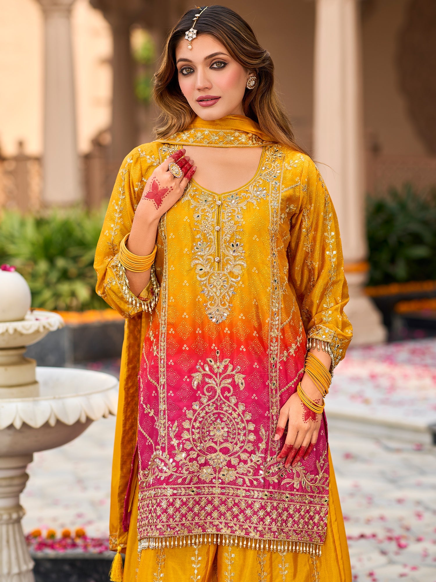 Yellow Kurta Sets  For women,indo era, indoera, kurta set for women, women kurta set, women suit, summer wear for women, festive suit for women, mother's day outfit, dress for mother, mother's day special, heeramandi dress