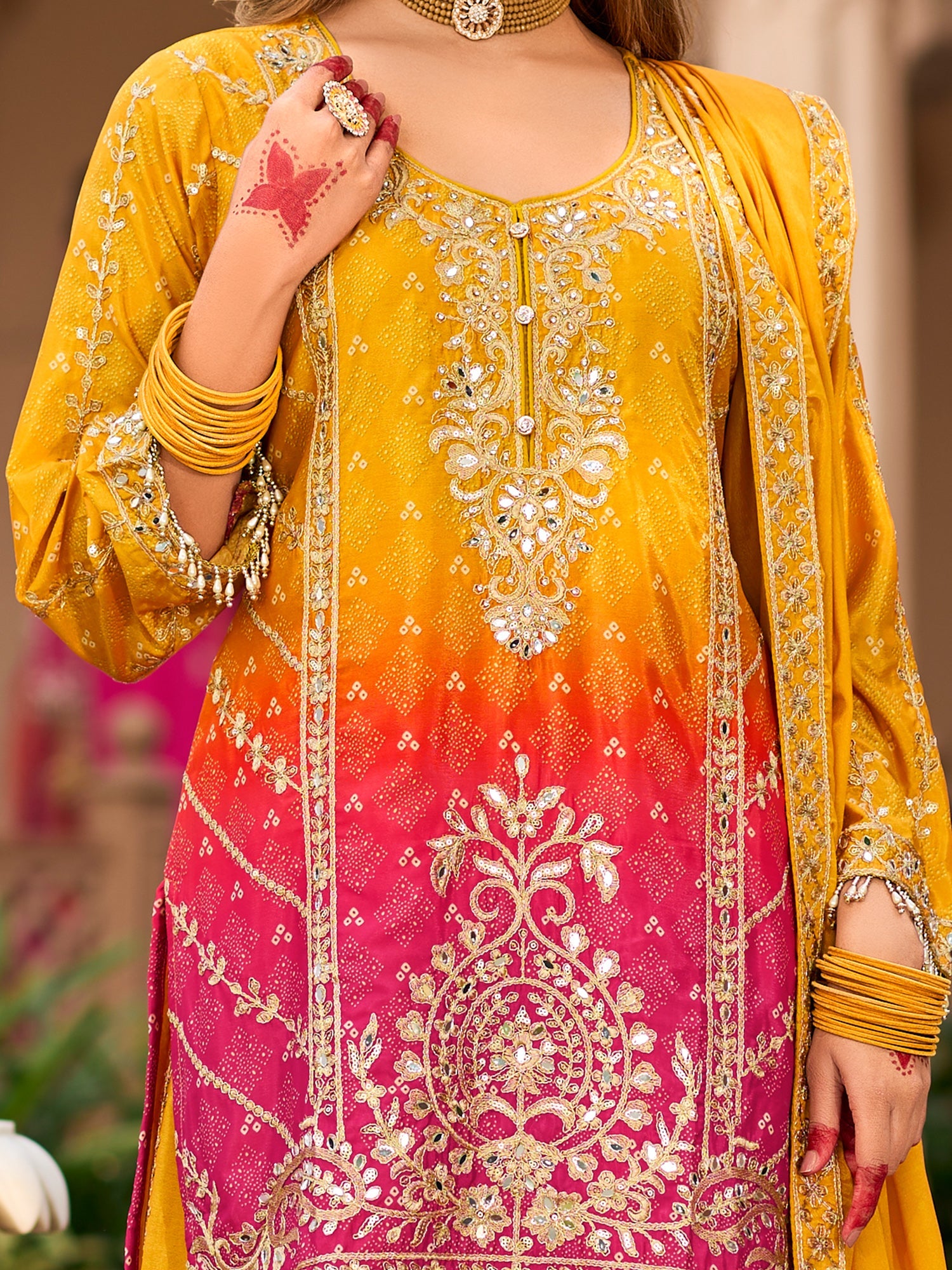 Yellow Kurta Sets  For women,indo era, indoera, kurta set for women, women kurta set, women suit, summer wear for women, festive suit for women, mother's day outfit, dress for mother, mother's day special, heeramandi dress