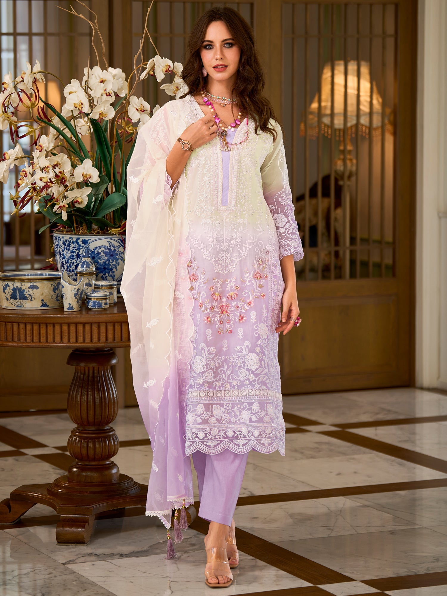 indo era, indoera, indo era kurta, heeramandi dress, heeramandi, dress for women, kurta for women, kurtaset for women, indo era kurta set, indo era suit, anarkali kurta, salwar suit, sharara set, cotton kurta, dress for women, kurta for women, birthday dress for women, gown for women, formal dress for women, party wear for women, summer dress, female kurti, cotton dress for women, kurta with dupatta, dressing style, casual look, new arrival for women, Lavender suit
