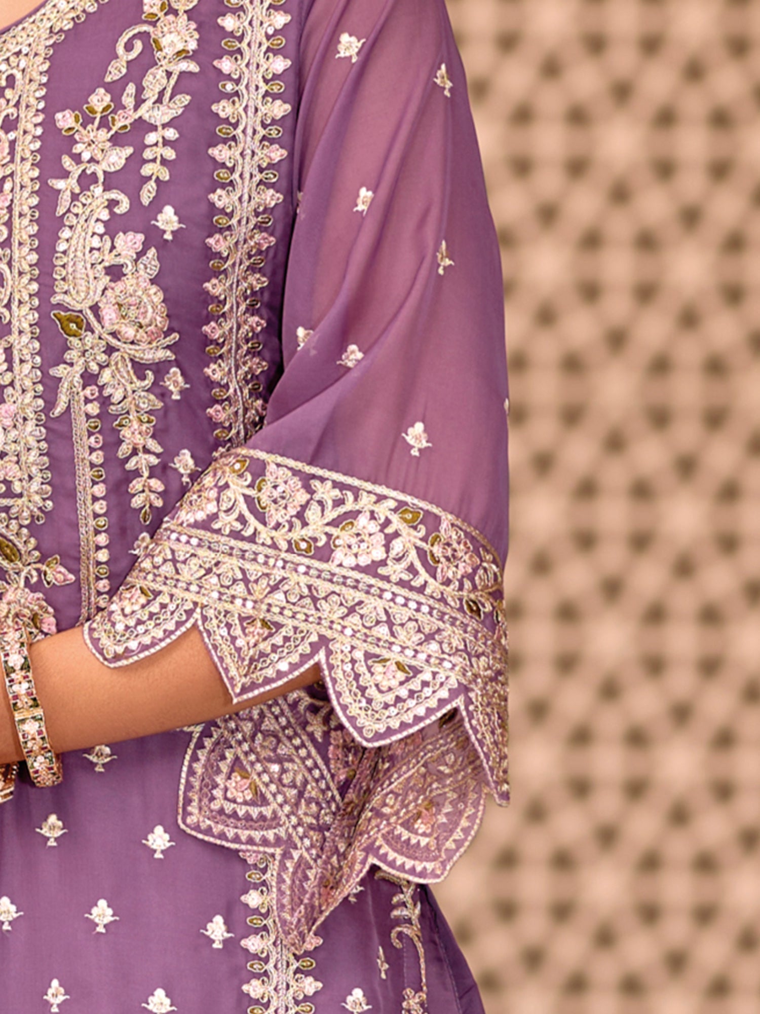 indo era, suit, kurta set for women, indo era kurta, kurta sets for ladies, summer dresses for women, 3 piece suit, cotton kurta set for women, new arrivals, women kurti plazo set, women in suit, kurta suit, floral kurta, short suit, spring summer, Purple suit