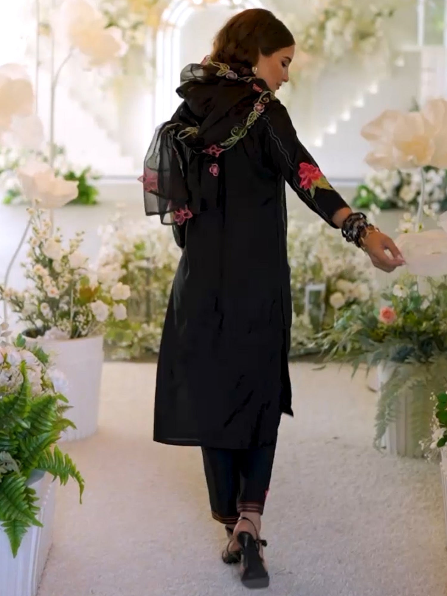 indo era, indo era kurta set, indo era suit, Kurta Set, Kurta set for women, cotton kurta set, indo era kurta set for women, Anarkali Kurta Set, Palazzo Kurta Set, Sleeveless Kurta, Embroidered Kurta, New Arrivals, Work wear, Dress, Best seller, Heeramandi dress, Summer sale, Summer suit, Wedding collection, Special offer, plus size, Spring summer, party wear, Summer Special, Printed Kurta, wedding wear, outfit ideas, Straight Kurta, Cotton Outfit, A line dress, dress for women,Black kurta set