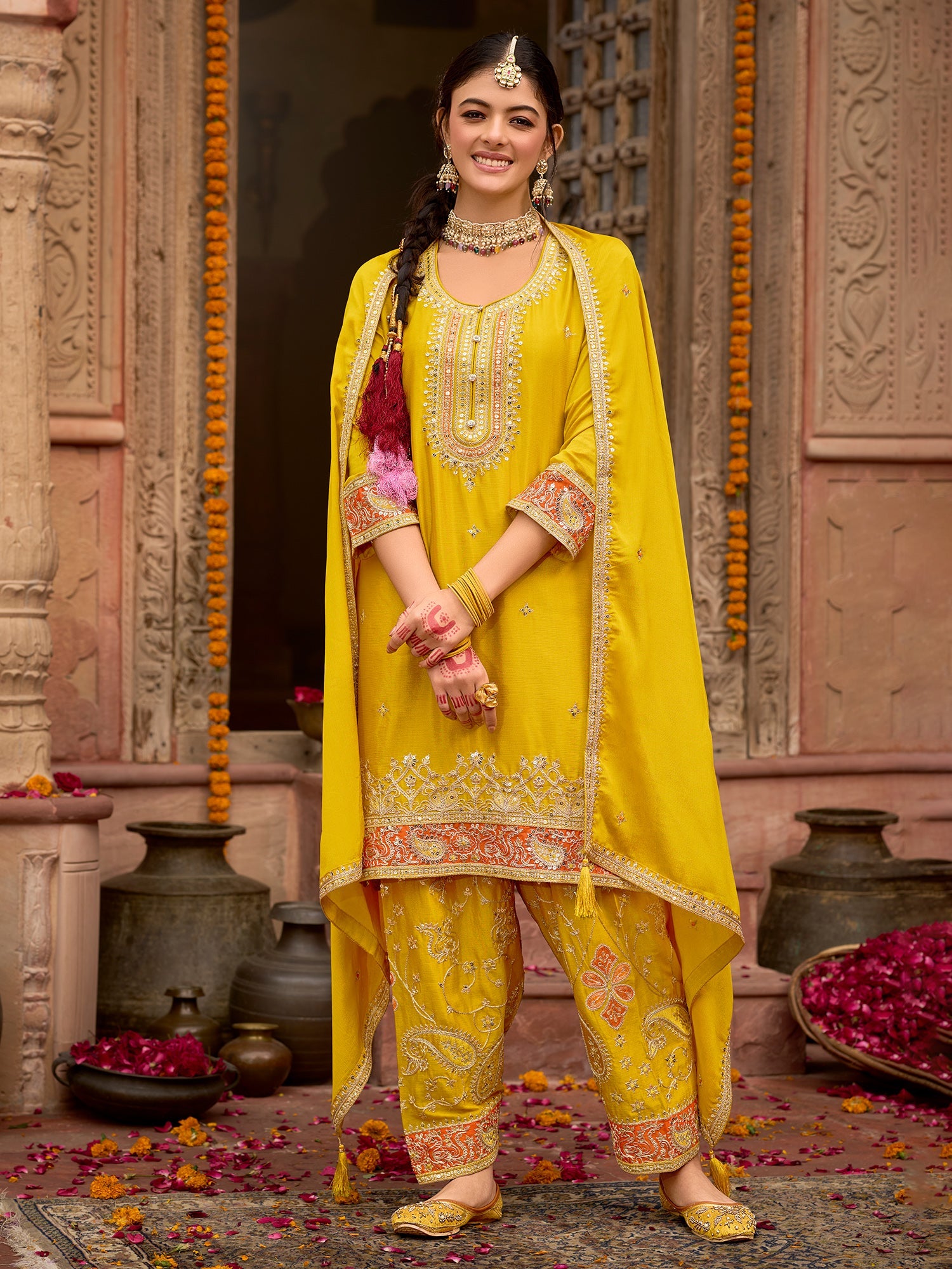 indo era, indo era kurta set, indo era suit, Kurta Set, Kurta set for women, cotton kurta set, indo era kurta set for women, Anarkali Kurta Set, Palazzo Kurta Set, Sleeveless Kurta, Embroidered Kurta, New Arrivals, Work wear, Dress, Best seller, Heeramandi dress, Summer sale, Summer suit, Wedding collection, Special offer, plus size, Spring summer, party wear, Summer Special, Printed Kurta, wedding wear, outfit ideas, Straight Kurta, Cotton Outfit, A line dress, dress for women,Yellow kurta set