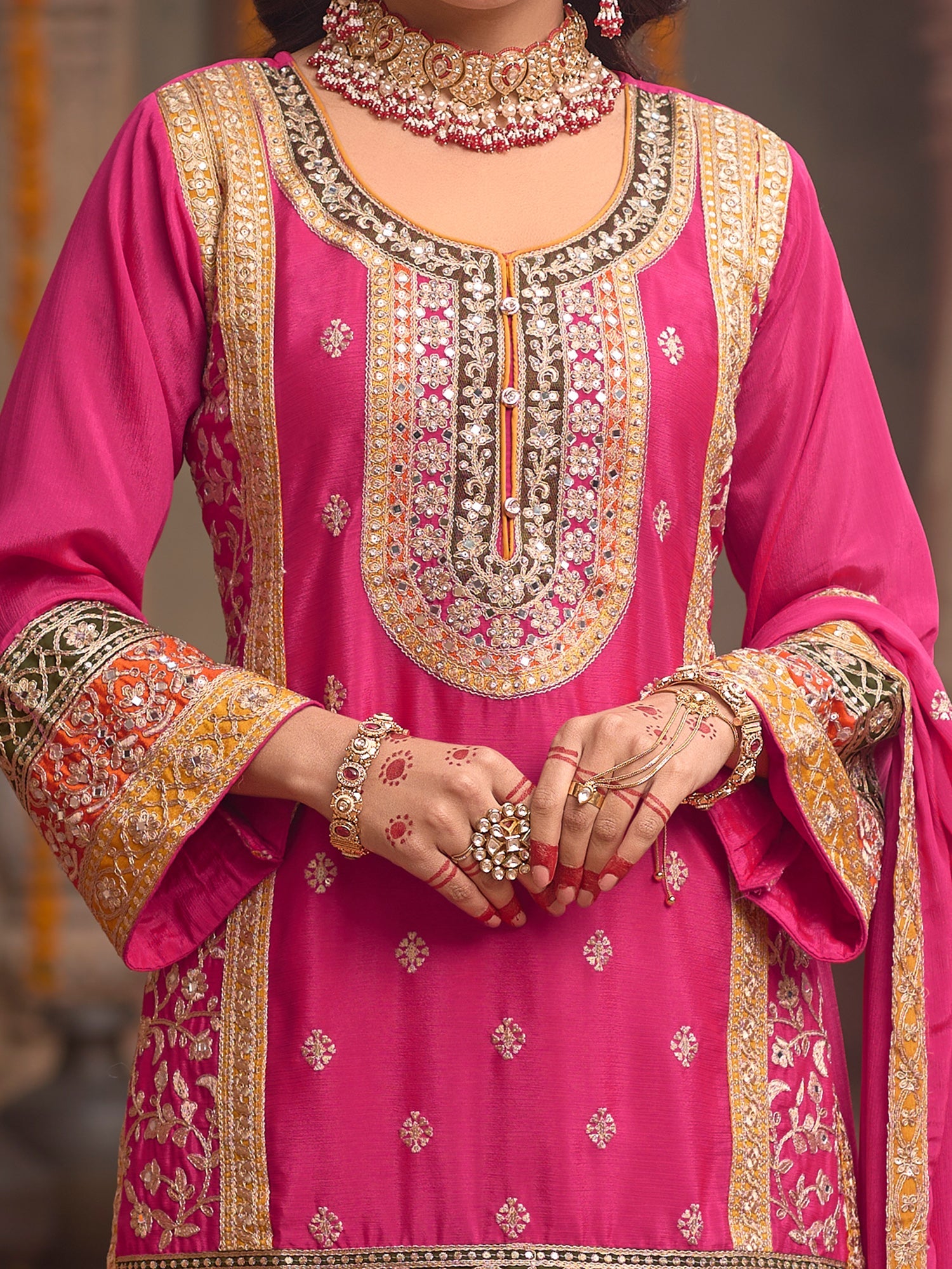 indo era, suit, kurta set for women, indo era kurta, kurta sets for ladies, summer dresses for women, 3 piece suit, cotton kurta set for women, new arrivals, women kurti plazo set, women in suit, kurta suit, floral kurta, short suit, spring summer, Pink suit