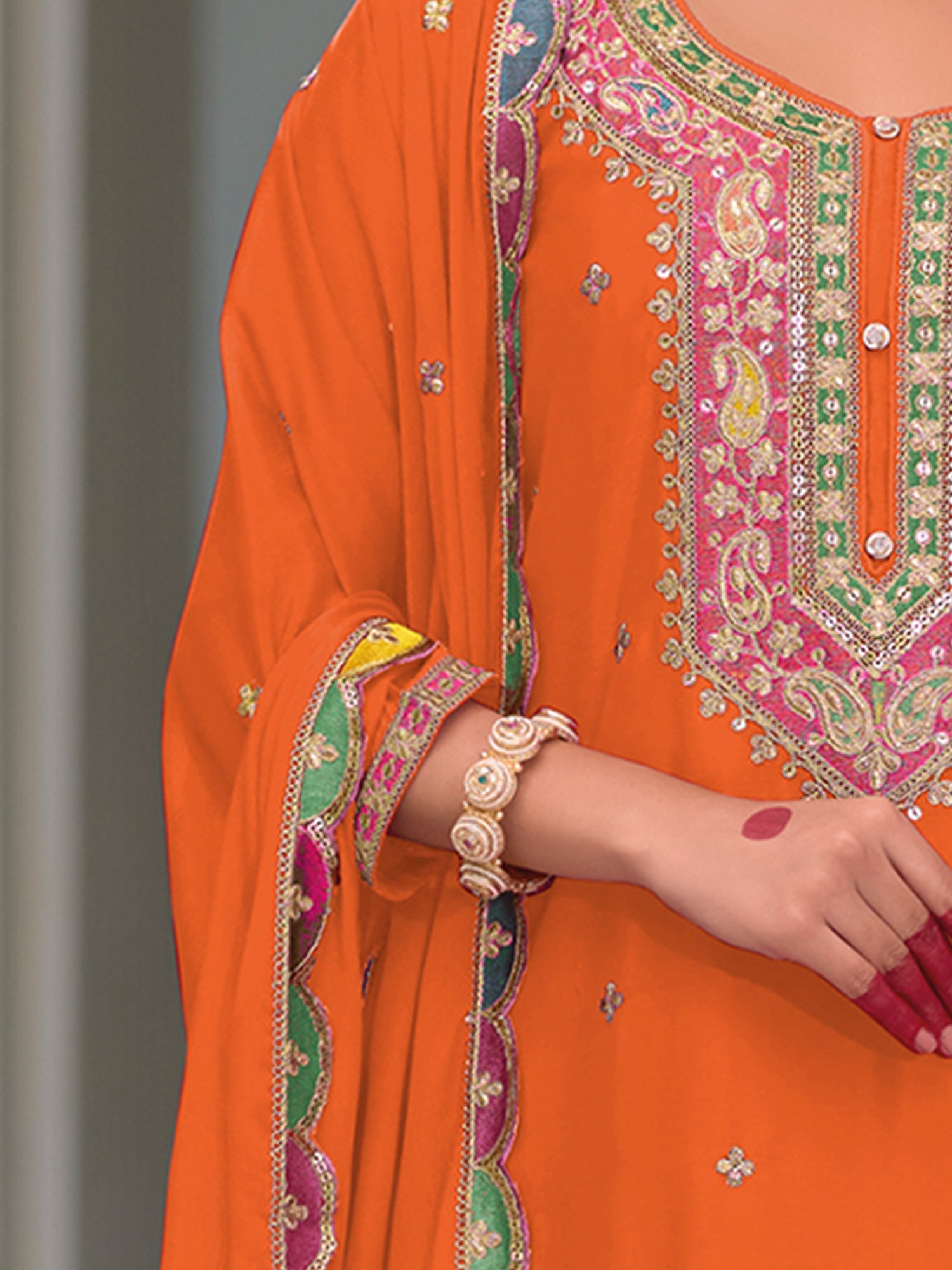 indo era, indo era kurta set, indo era suit, Kurta Set, Kurta set for women, cotton kurta set, indo era kurta set for women, Anarkali Kurta Set, Palazzo Kurta Set, Sleeveless Kurta, Embroidered Kurta, New Arrivals, Work wear, Dress, Best seller, Heeramandi dress, Summer sale, Summer suit, Wedding collection, Special offer, plus size, Spring summer, party wear, Summer Special, Printed Kurta, wedding wear, outfit ideas, Straight Kurta, Cotton Outfit, A line dress, dress for women,Orange kurta set