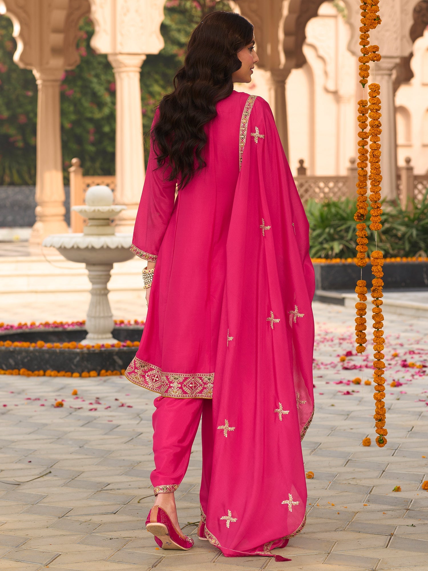 indo era, suit, kurta set for women, indo era kurta, kurta sets for ladies, summer dresses for women, 3 piece suit, cotton kurta set for women, new arrivals, women kurti plazo set, women in suit, kurta suit, floral kurta, short suit, spring summer, Pink suit
