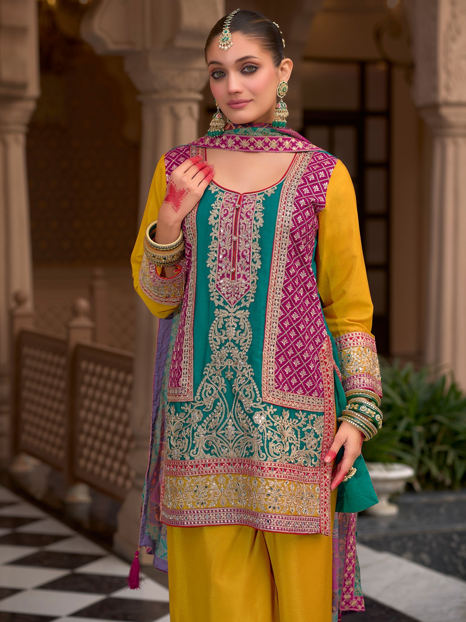 indo era, suit, kurta set for women, indo era kurta, kurta sets for ladies, summer dresses for women, 3 piece suit, cotton kurta set for women, new arrivals, women kurti plazo set, women in suit, kurta suit, floral kurta, short suit, spring summer, Multi suit