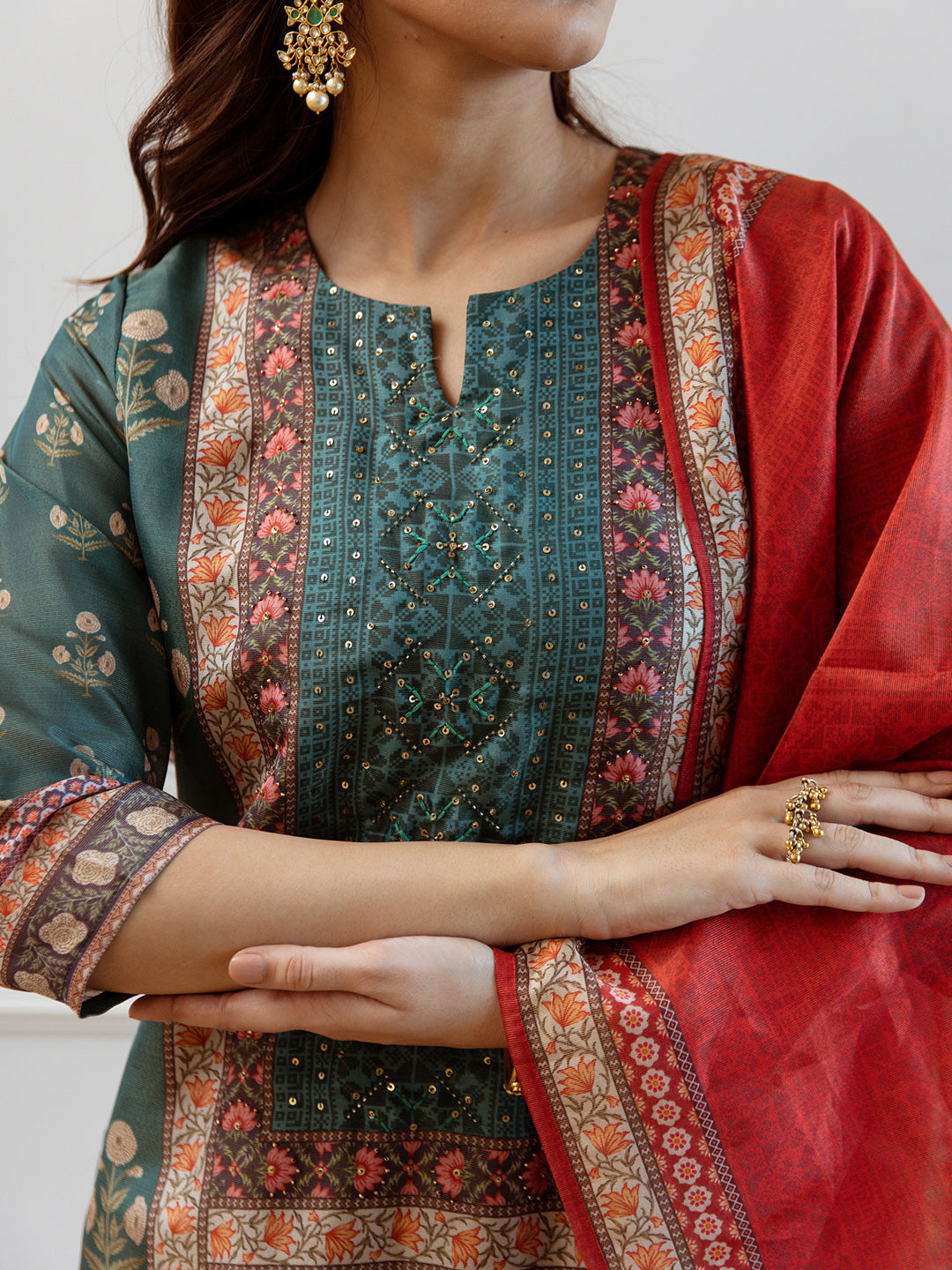 Green Kurta Sets  For women,indo era, indoera, kurta set for women, women kurta set, women suit, summer wear for women, festive suit for women, mother's day outfit, dress for mother, mother's day special, heeramandi dress