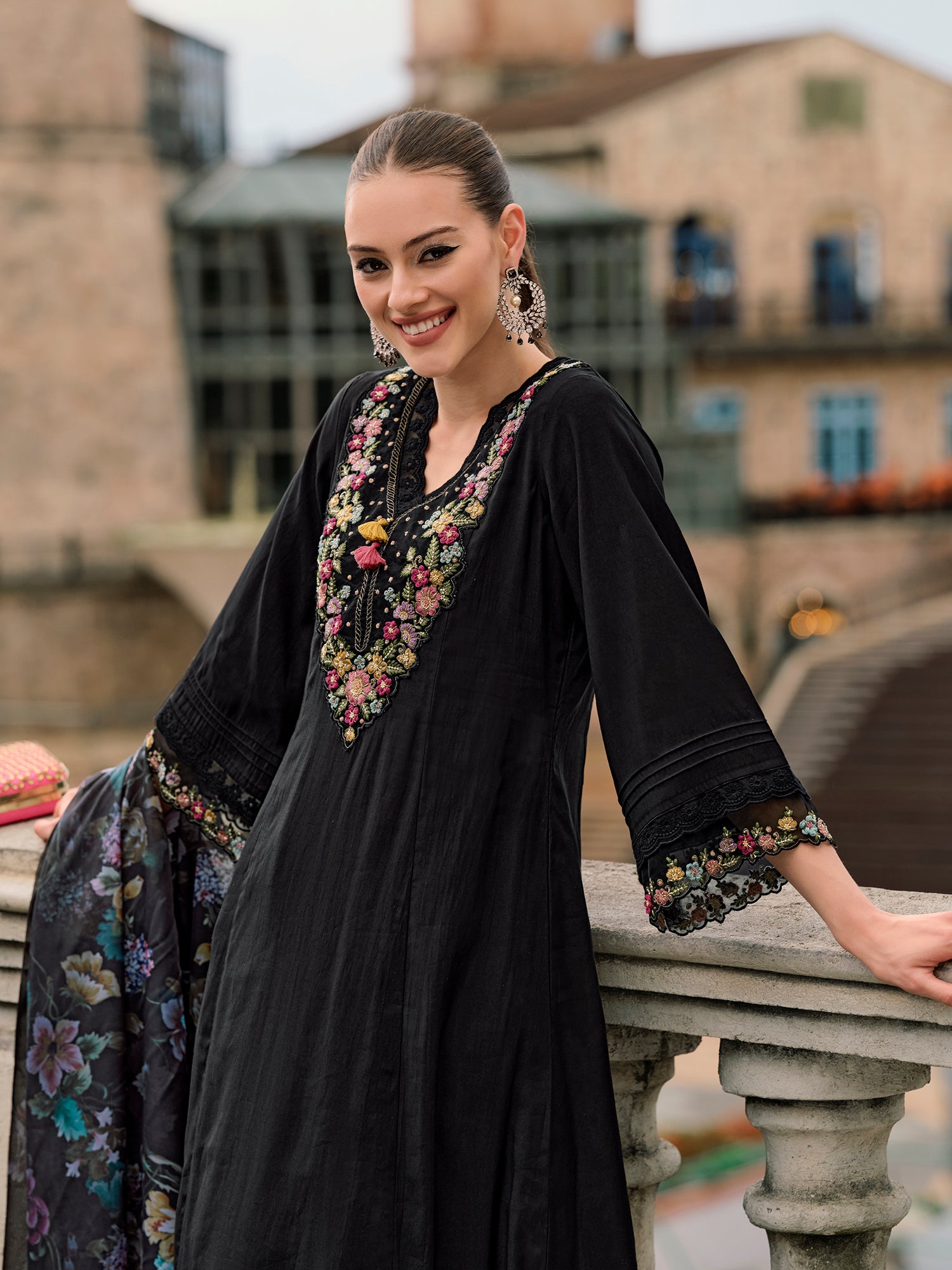 indo era, indoera, indo era kurta, heeramandi dress, heeramandi, dress for women, kurta for women, kurtaset for women, indo era kurta set, indo era suit, anarkali kurta, salwar suit, sharara set, cotton kurta, dress for women, kurta for women, birthday dress for women, gown for women, formal dress for women, party wear for women, summer dress, female kurti, cotton dress for women, kurta with dupatta, dressing style, casual look, new arrival for women, Black suit