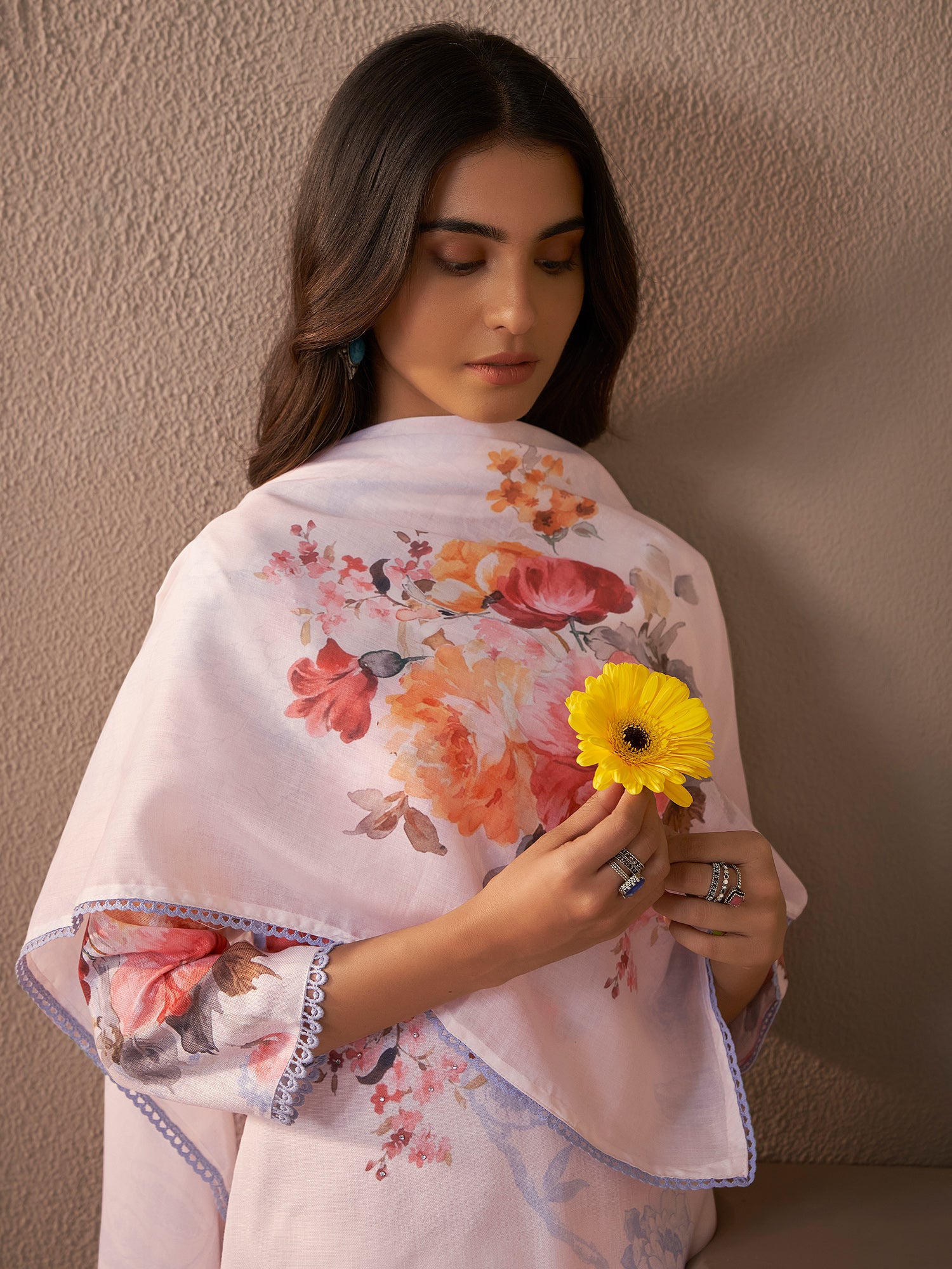 indo era, suit, kurta set for women, indo era kurta, kurta sets for ladies, summer dresses for women, 3 piece suit, cotton kurta set for women, new arrivals, women kurti plazo set, women in suit, kurta suit, floral kurta, short suit, spring summer, White suit