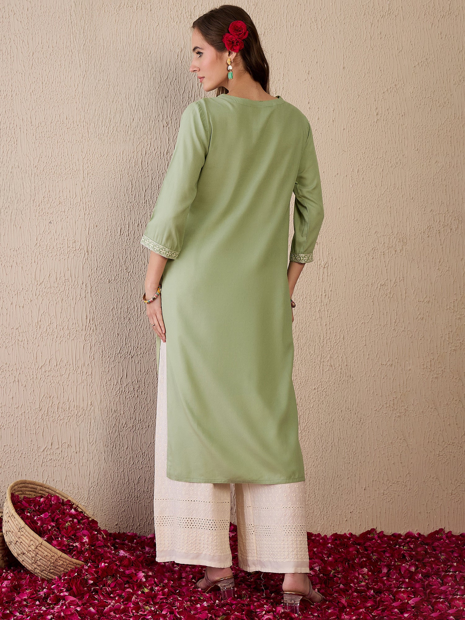 indo era, indo era kurta set, indo era suit, Kurta Set, Kurta set for women, cotton kurta set, indo era kurta set for women, Anarkali Kurta Set, Palazzo Kurta Set, Sleeveless Kurta, Embroidered Kurta, New Arrivals, Work wear, Dress, Best seller, Heeramandi dress, Summer sale, Summer suit, Wedding collection, Special offer, plus size, Spring summer, party wear, Summer Special, Printed Kurta, wedding wear, outfit ideas, Straight Kurta, Cotton Outfit, A line dress, dress for women,Green kurta set