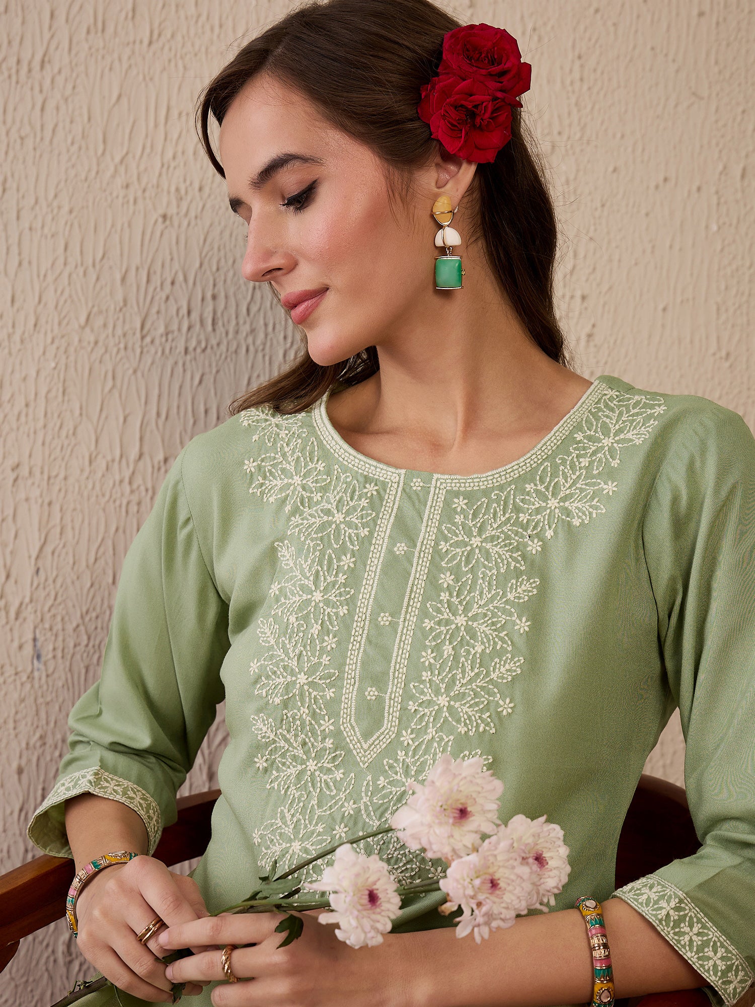 indo era, indo era kurta set, indo era suit, Kurta Set, Kurta set for women, cotton kurta set, indo era kurta set for women, Anarkali Kurta Set, Palazzo Kurta Set, Sleeveless Kurta, Embroidered Kurta, New Arrivals, Work wear, Dress, Best seller, Heeramandi dress, Summer sale, Summer suit, Wedding collection, Special offer, plus size, Spring summer, party wear, Summer Special, Printed Kurta, wedding wear, outfit ideas, Straight Kurta, Cotton Outfit, A line dress, dress for women,Green kurta set