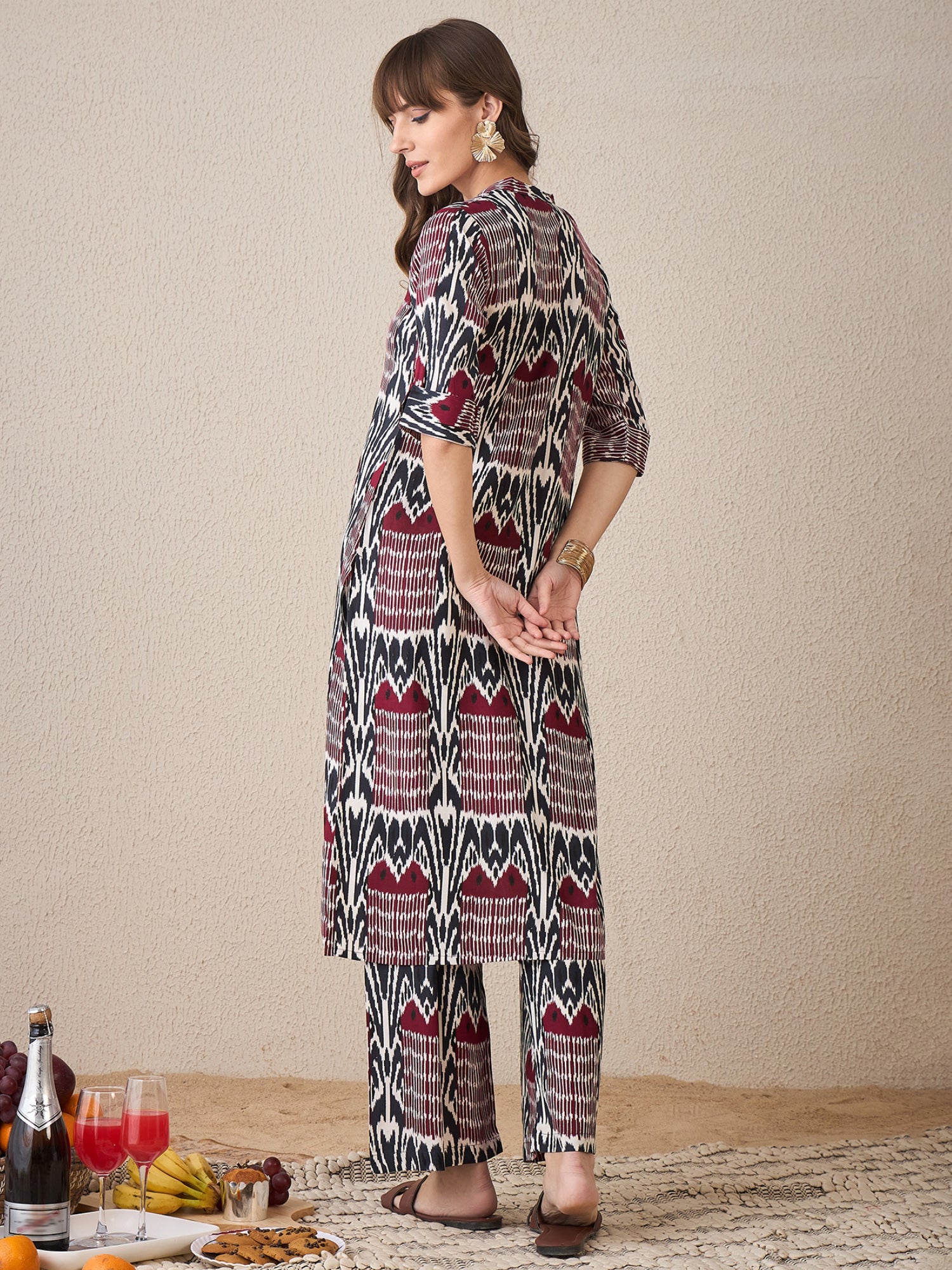 indo era, suit, kurta set for women, indo era kurta, kurta sets for ladies, summer dresses for women, 3 piece suit, cotton kurta set for women, new arrivals, women kurti plazo set, women in suit, kurta suit, floral kurta, short suit, spring summer, Multi suit
