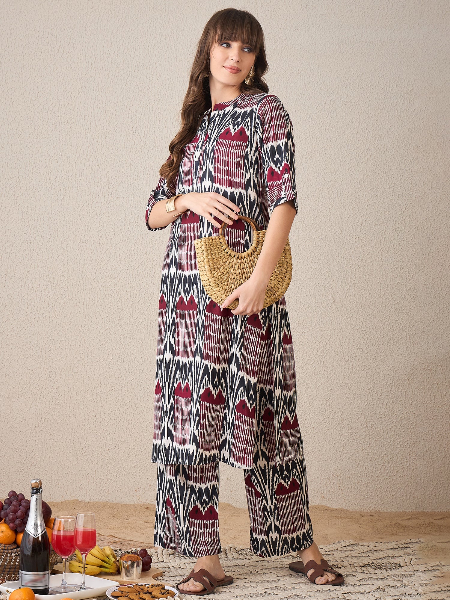 indo era, suit, kurta set for women, indo era kurta, kurta sets for ladies, summer dresses for women, 3 piece suit, cotton kurta set for women, new arrivals, women kurti plazo set, women in suit, kurta suit, floral kurta, short suit, spring summer, Multi suit