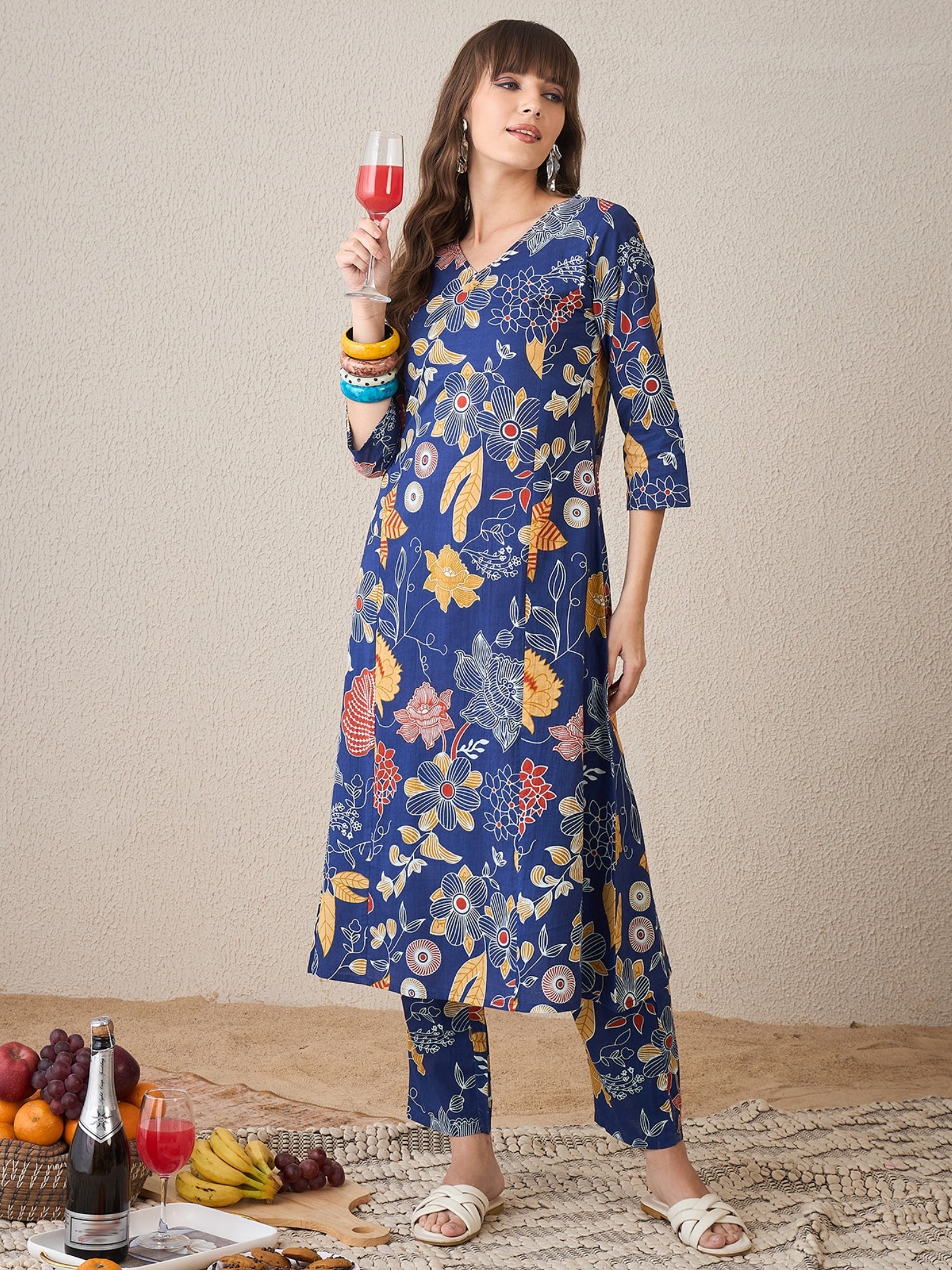 indo era, indo era kurta set, indo era suit, Kurta Set, Kurta set for women, cotton kurta set, indo era kurta set for women, Anarkali Kurta Set, Palazzo Kurta Set, Sleeveless Kurta, Embroidered Kurta, New Arrivals, Work wear, Dress, Best seller, Heeramandi dress, Summer sale, Summer suit, Wedding collection, Special offer, plus size, Spring summer, party wear, Summer Special, Printed Kurta, wedding wear, outfit ideas, Straight Kurta, Cotton Outfit, A line dress, dress for women,Blue kurta set
