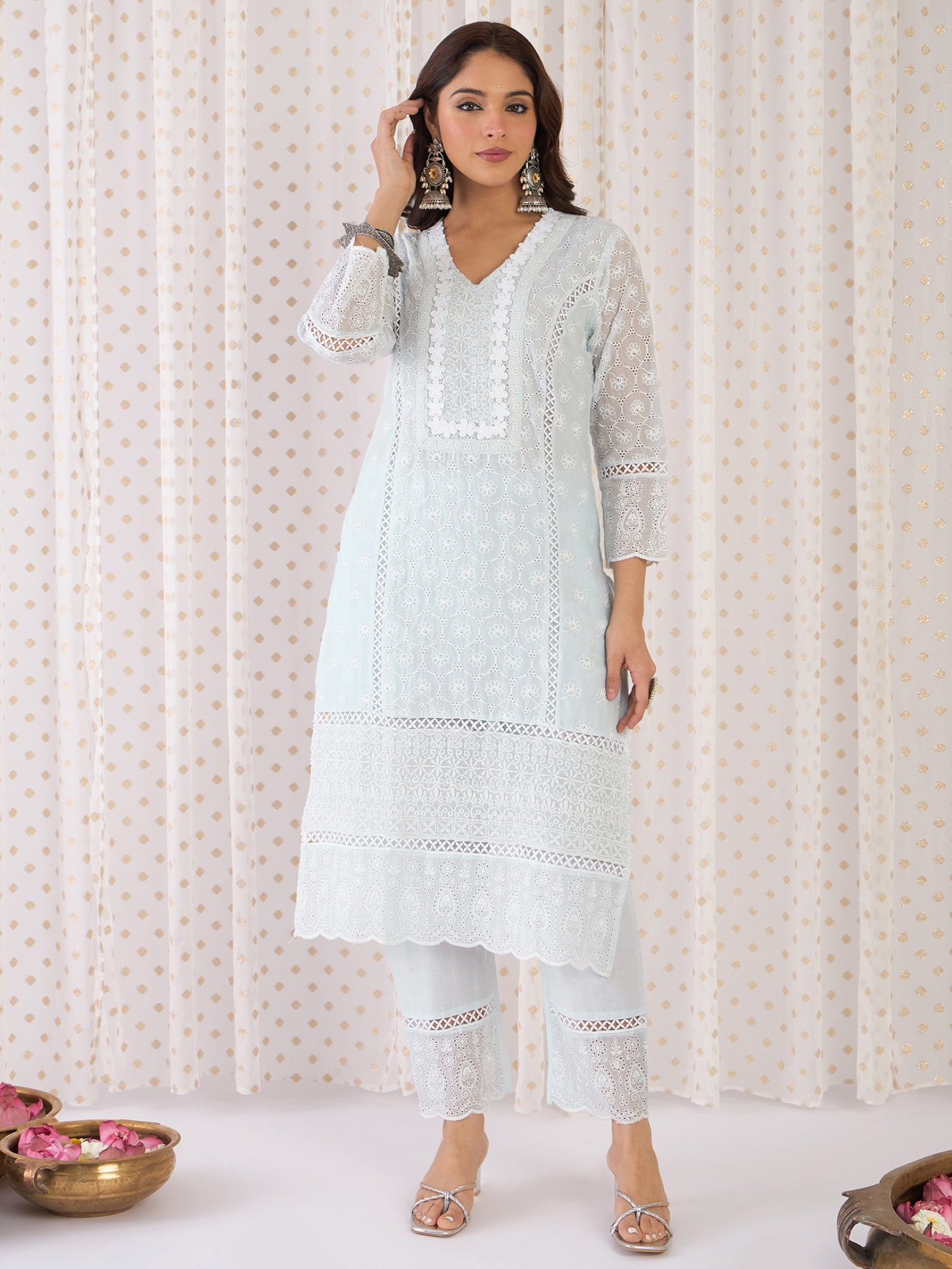 indo era, indo era kurta set, indo era suit, Kurta Set, Kurta set for women, cotton kurta set, indo era kurta set for women, Anarkali Kurta Set, Palazzo Kurta Set, Sleeveless Kurta, Embroidered Kurta, New Arrivals, Work wear, Dress, Best seller, Heeramandi dress, Summer sale, Summer suit, Wedding collection, Special offer, plus size, Spring summer, party wear, Summer Special, Printed Kurta, wedding wear, outfit ideas, Straight Kurta, Cotton Outfit, A line dress, dress for women,Grey kurta set