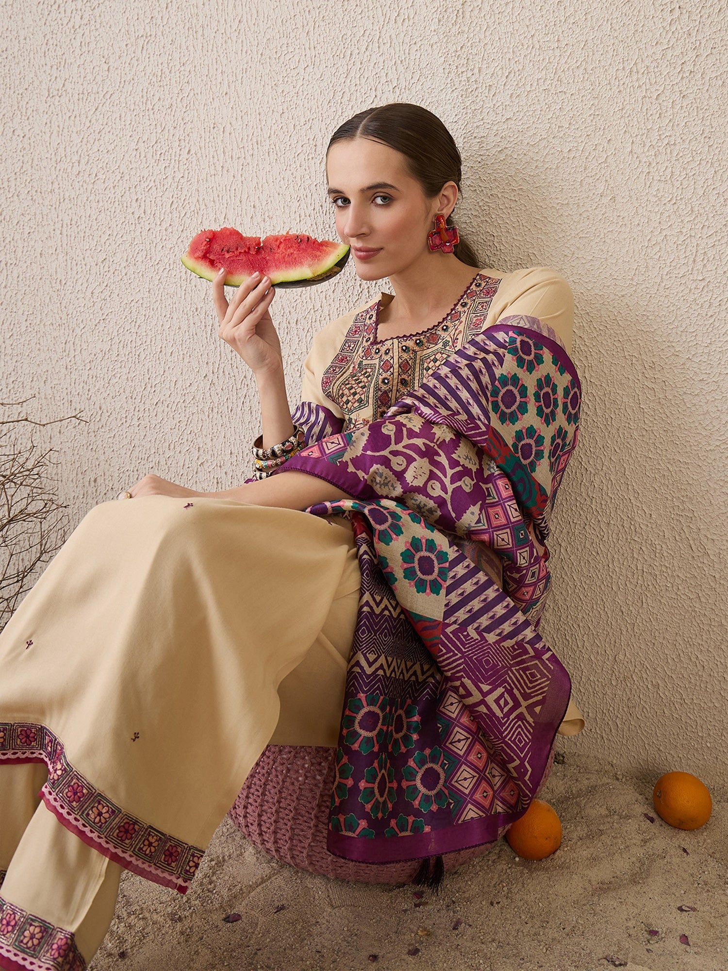 indo era, indo era kurta set, indo era suit, Kurta Set, Kurta set for women, cotton kurta set, indo era kurta set for women, Anarkali Kurta Set, Palazzo Kurta Set, Sleeveless Kurta, Embroidered Kurta, New Arrivals, Work wear, Dress, Best seller, Heeramandi dress, Summer sale, Summer suit, Wedding collection, Special offer, plus size, Spring summer, party wear, Summer Special, Printed Kurta, wedding wear, outfit ideas, Straight Kurta, Cotton Outfit, A line dress, dress for women,Beige kurta set