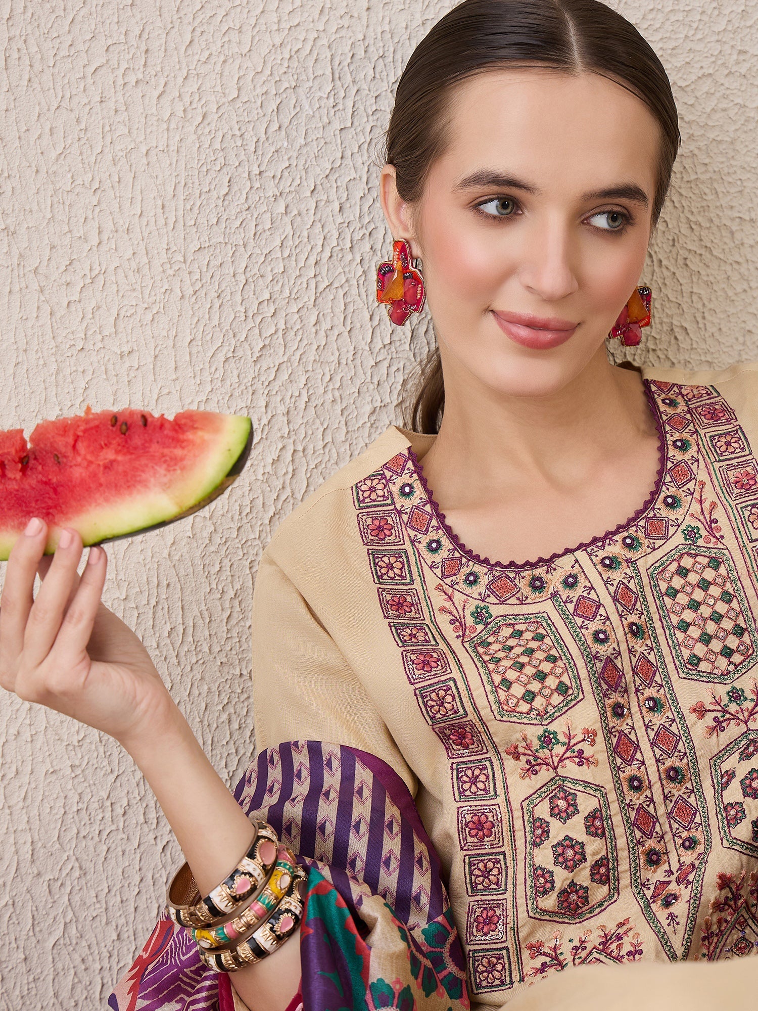 indo era, indo era kurta set, indo era suit, Kurta Set, Kurta set for women, cotton kurta set, indo era kurta set for women, Anarkali Kurta Set, Palazzo Kurta Set, Sleeveless Kurta, Embroidered Kurta, New Arrivals, Work wear, Dress, Best seller, Heeramandi dress, Summer sale, Summer suit, Wedding collection, Special offer, plus size, Spring summer, party wear, Summer Special, Printed Kurta, wedding wear, outfit ideas, Straight Kurta, Cotton Outfit, A line dress, dress for women,Beige kurta set