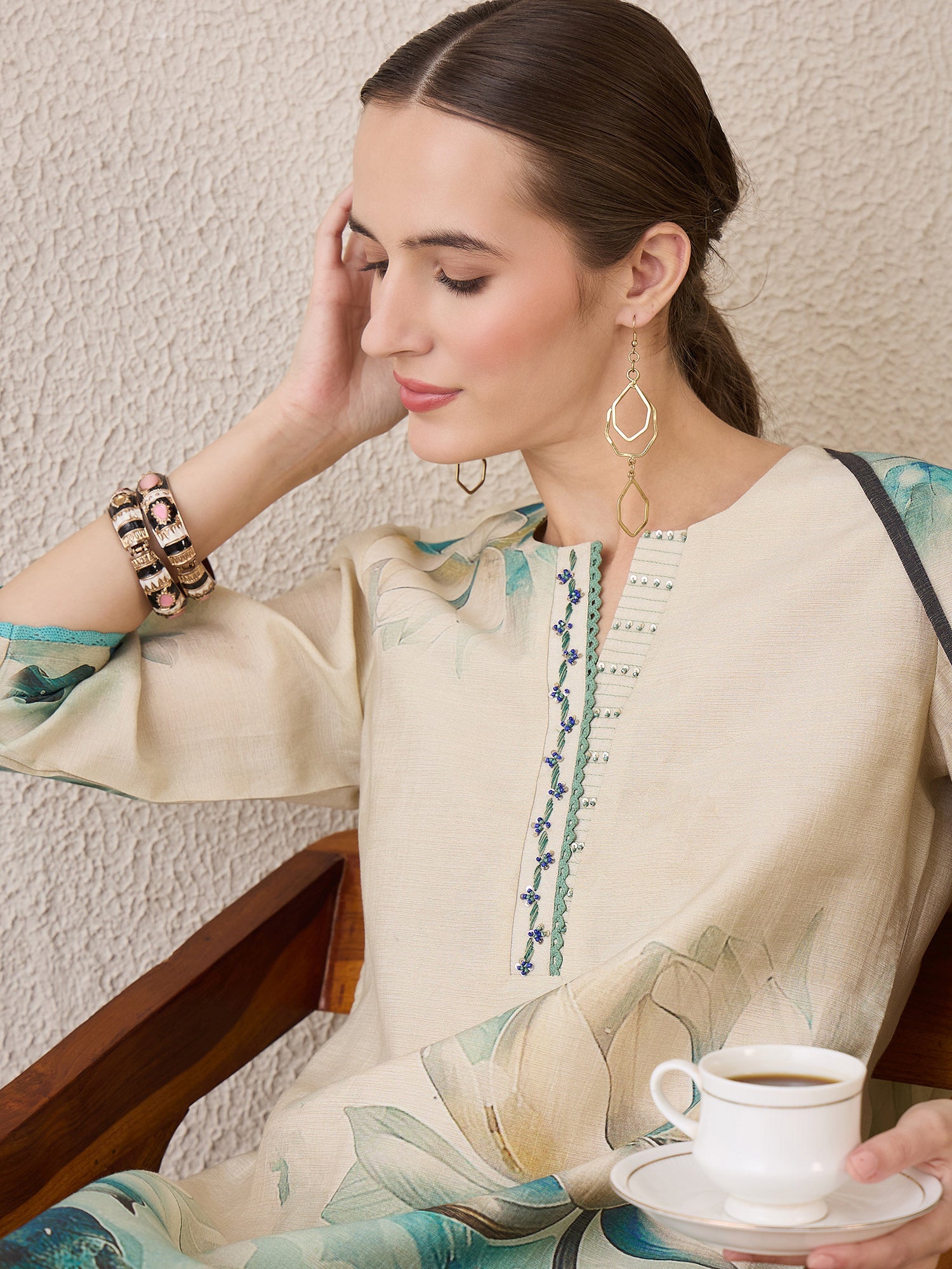 indo era, indoera, indo era kurta, heeramandi dress, heeramandi, dress for women, kurta for women, kurtaset for women, indo era kurta set, indo era suit, anarkali kurta, salwar suit, sharara set, cotton kurta, dress for women, kurta for women, birthday dress for women, gown for women, formal dress for women, party wear for women, summer dress, female kurti, cotton dress for women, kurta with dupatta, dressing style, casual look, new arrival for women, Beige suit