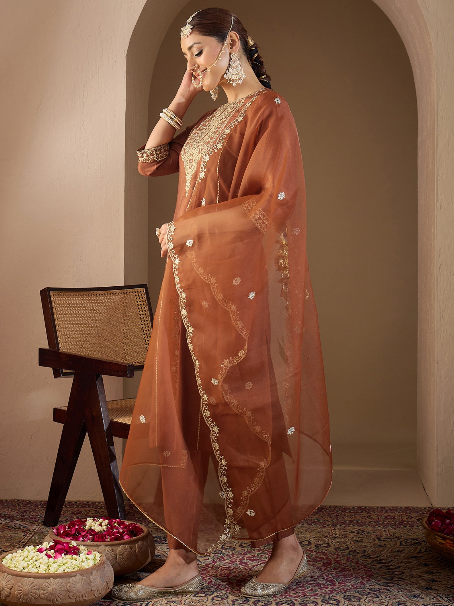 indo era, indoera, indo era kurta, heeramandi dress, heeramandi, dress for women, kurta for women, kurtaset for women, indo era kurta set, indo era suit, anarkali kurta, salwar suit, sharara set, cotton kurta, dress for women, kurta for women, birthday dress for women, gown for women, formal dress for women, party wear for women, summer dress, female kurti, cotton dress for women, kurta with dupatta, dressing style, casual look, new arrival for women, Rust suit