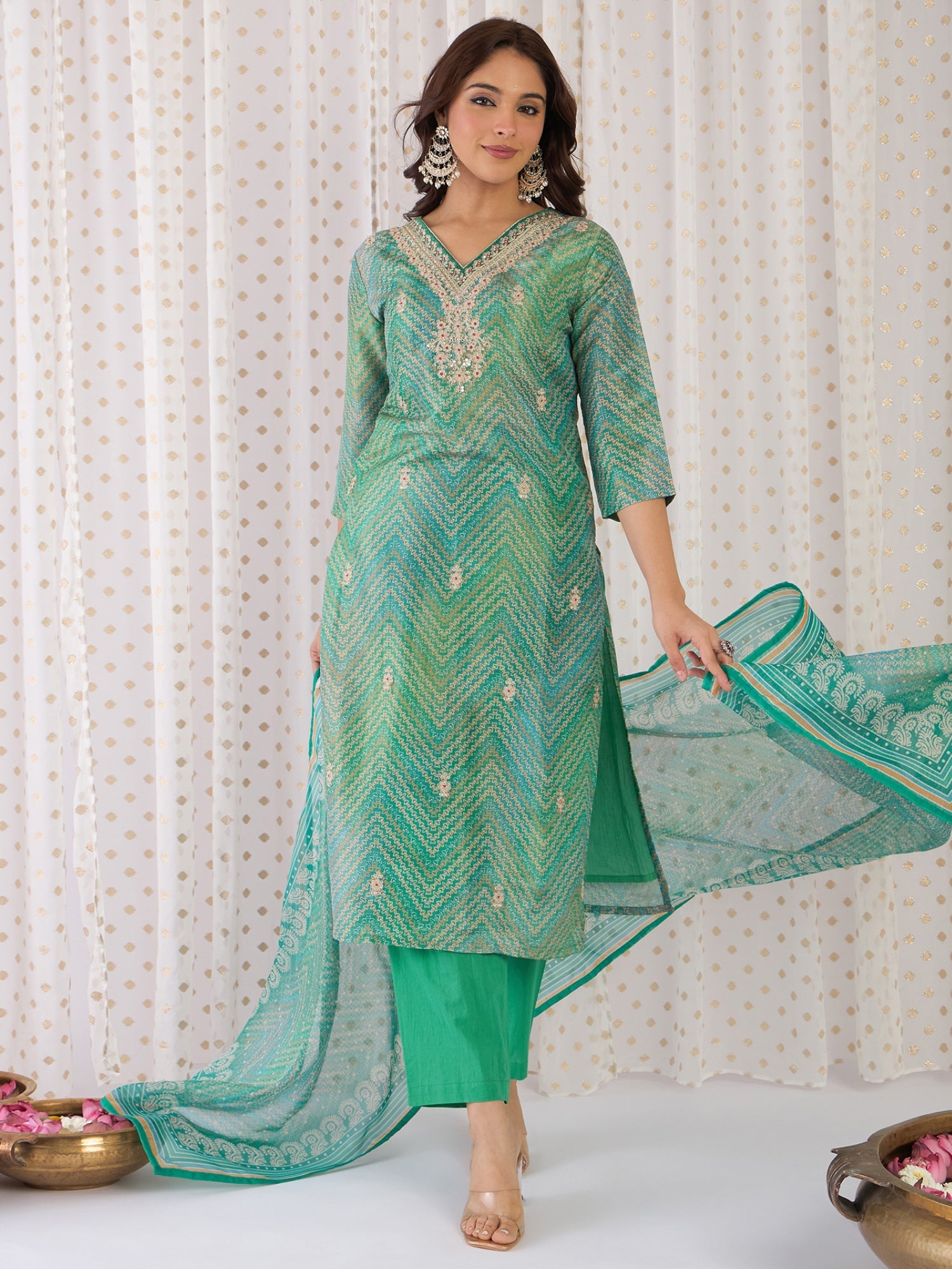 indo era, suit, kurta set for women, indo era kurta, kurta sets for ladies, summer dresses for women, 3 piece suit, cotton kurta set for women, new arrivals, women kurti plazo set, women in suit, kurta suit, floral kurta, short suit, spring summer, Multi suit
