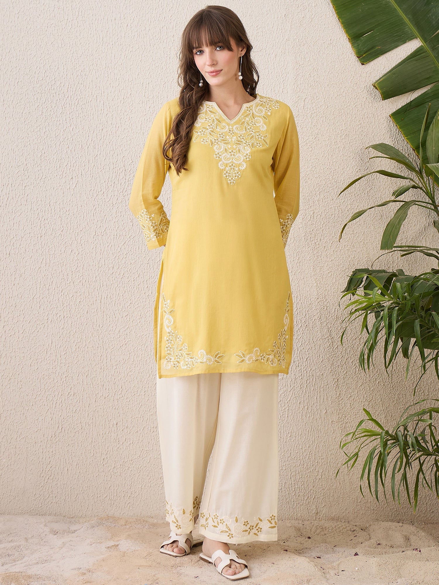 indo era, indo era kurta set, indo era suit, Kurta Set, Kurta set for women, cotton kurta set, indo era kurta set for women, Anarkali Kurta Set, Palazzo Kurta Set, Sleeveless Kurta, Embroidered Kurta, New Arrivals, Work wear, Dress, Best seller, Heeramandi dress, Summer sale, Summer suit, Wedding collection, Special offer, plus size, Spring summer, party wear, Summer Special, Printed Kurta, wedding wear, outfit ideas, Straight Kurta, Cotton Outfit, A line dress, dress for women,Yellow kurta set