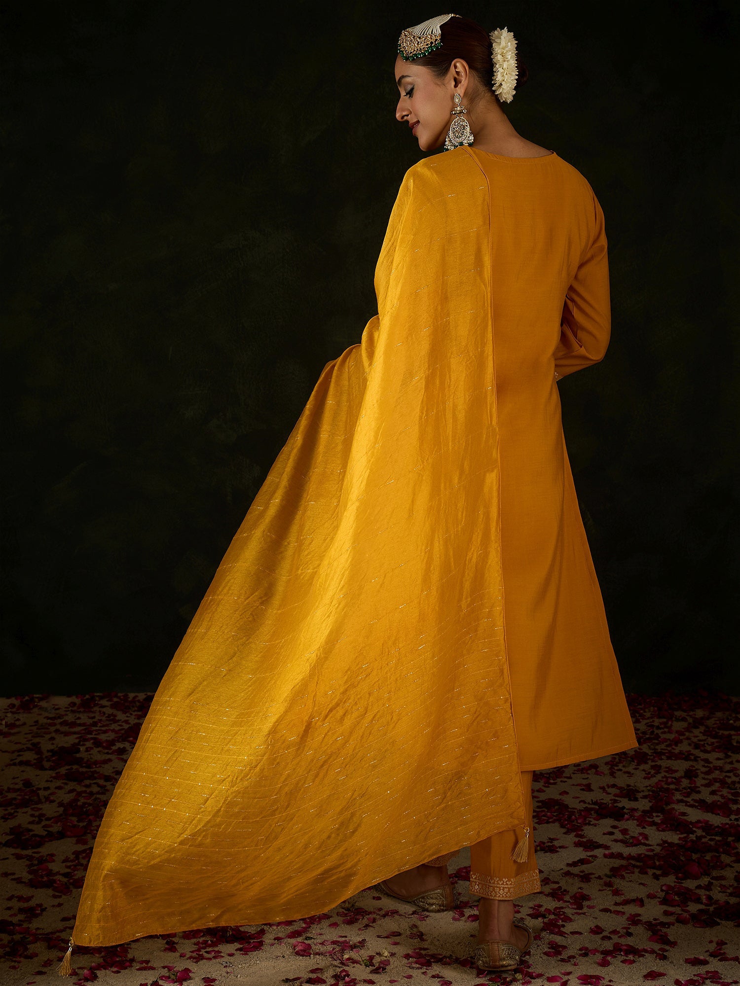 indo era, suit, kurta set for women, indo era kurta, kurta sets for ladies, summer dresses for women, 3 piece suit, cotton kurta set for women, new arrivals, women kurti plazo set, women in suit, kurta suit, floral kurta, short suit, spring summer, Mustard suit