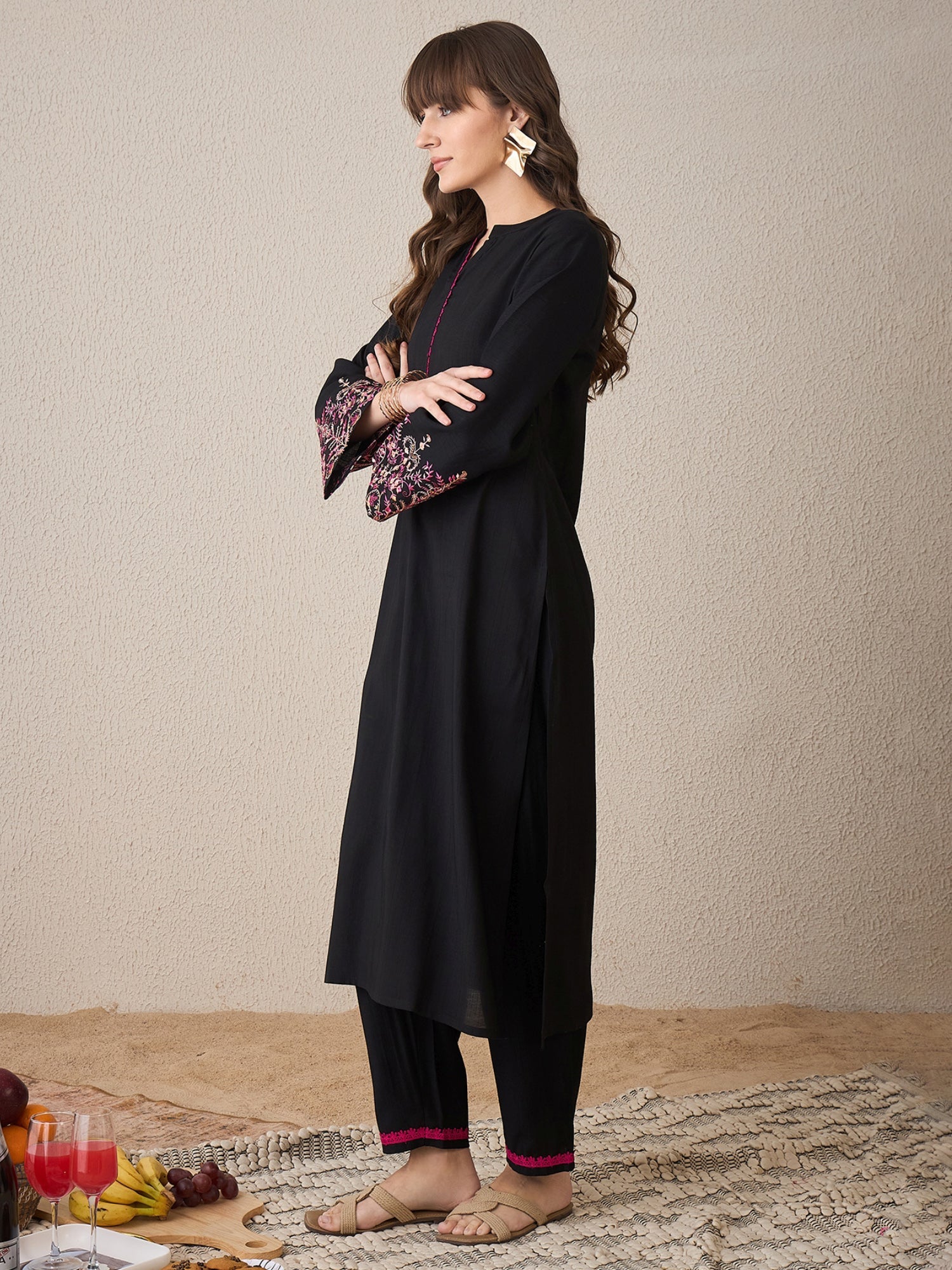 indo era, indoera, indo era kurta, heeramandi dress, heeramandi, dress for women, kurta for women, kurtaset for women, indo era kurta set, indo era suit, anarkali kurta, salwar suit, sharara set, cotton kurta, dress for women, kurta for women, birthday dress for women, gown for women, formal dress for women, party wear for women, summer dress, female kurti, cotton dress for women, kurta with dupatta, dressing style, casual look, new arrival for women, Black suit