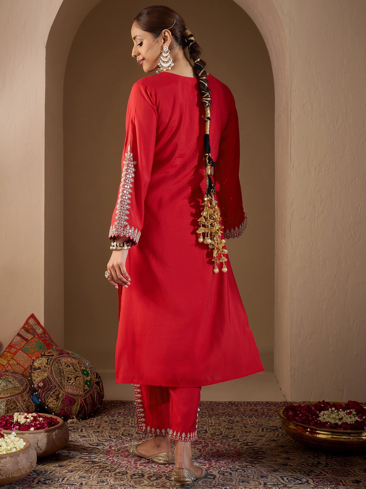Red Kurta Sets  For women,indo era, indoera, kurta set for women, women kurta set, women suit, summer wear for women, festive suit for women, mother's day outfit, dress for mother, mother's day special, heeramandi dress