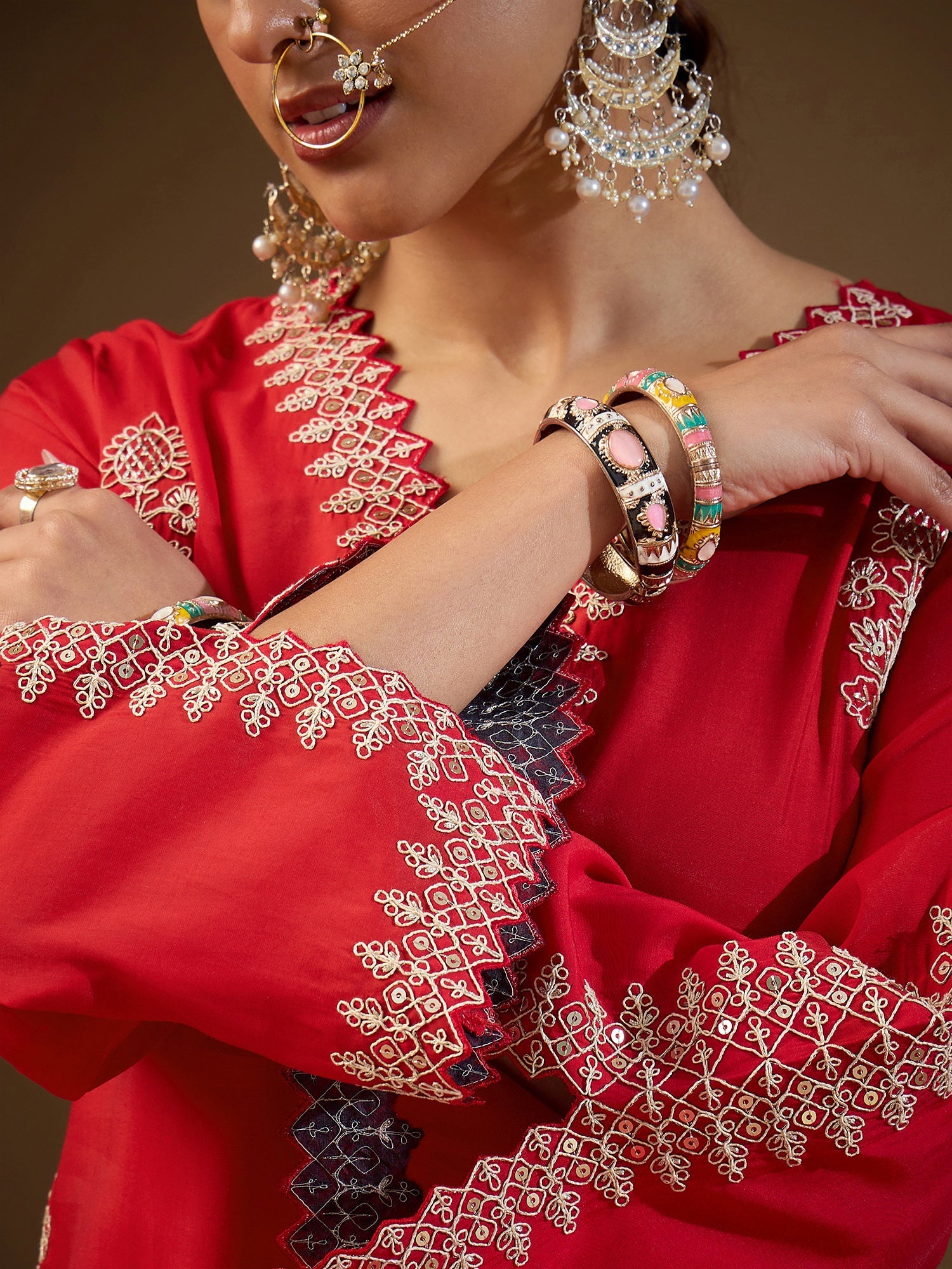 Red Kurta Sets  For women,indo era, indoera, kurta set for women, women kurta set, women suit, summer wear for women, festive suit for women, mother's day outfit, dress for mother, mother's day special, heeramandi dress