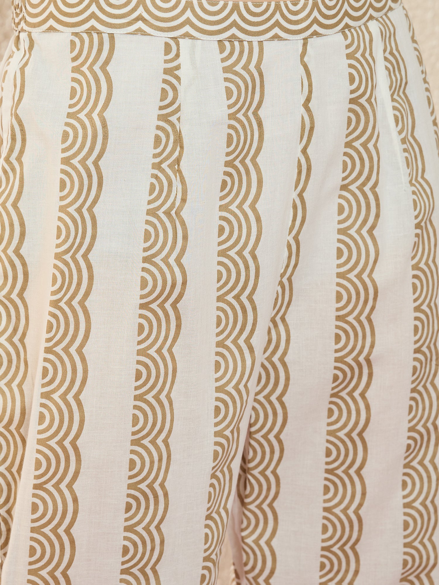 White Printed Pure Cotton Straight Kurta Sets With Dupatta