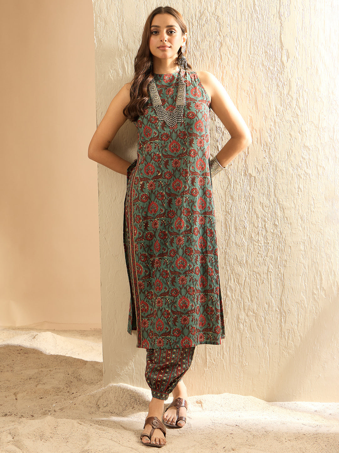 Teal Kurta Sets  For women,indo era, indoera, kurta set for women, women kurta set, women suit, summer wear for women, festive suit for women, mother's day outfit, dress for mother, mother's day special, heeramandi dress