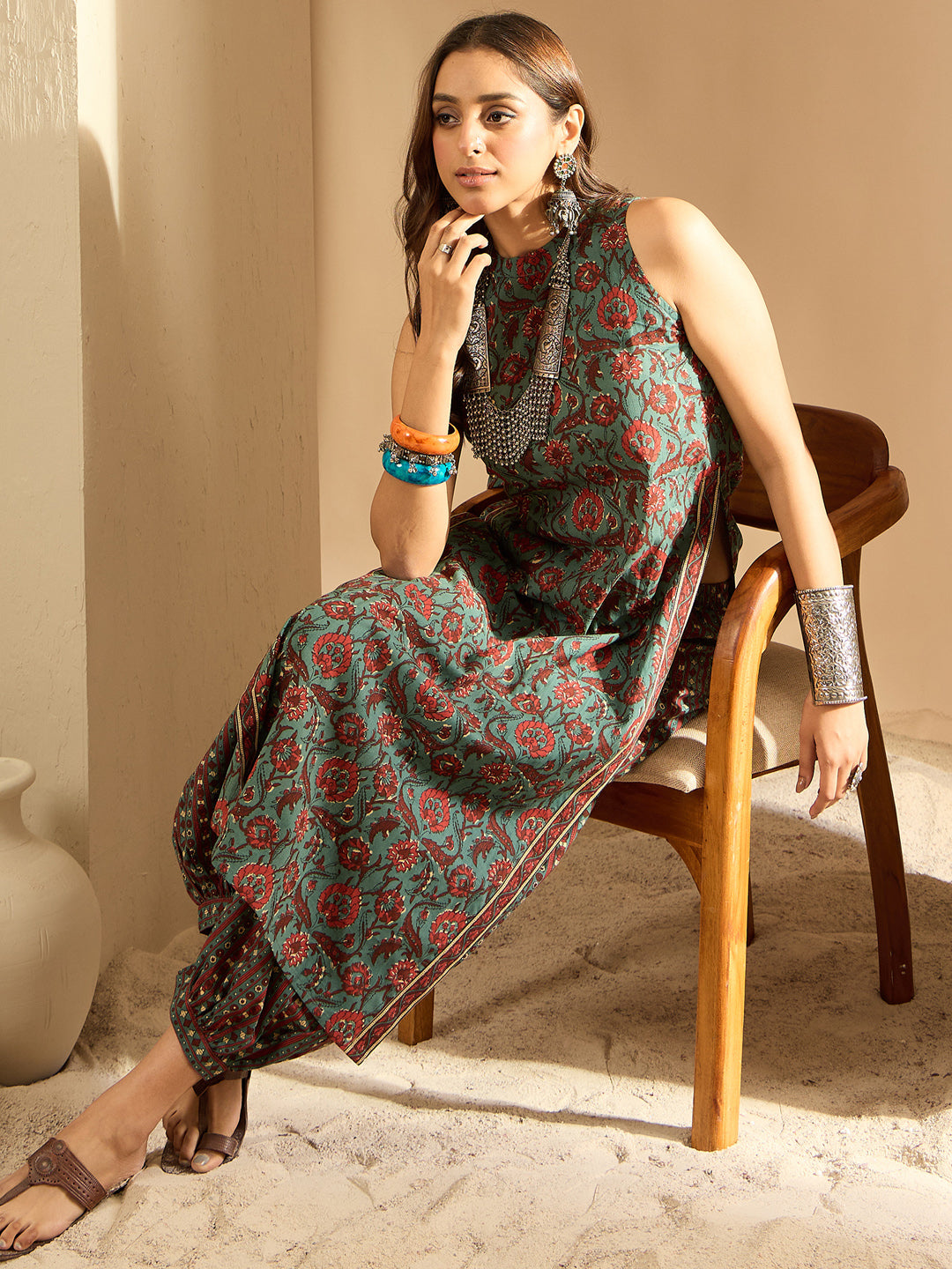 Teal Kurta Sets  For women,indo era, indoera, kurta set for women, women kurta set, women suit, summer wear for women, festive suit for women, mother's day outfit, dress for mother, mother's day special, heeramandi dress
