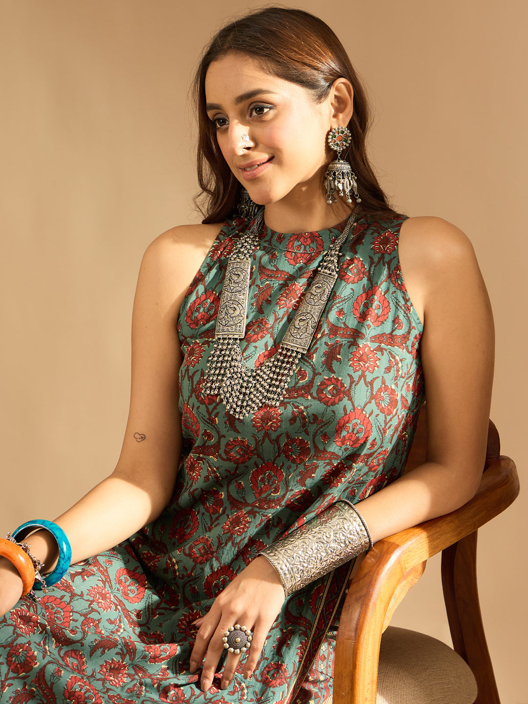 Teal Kurta Sets  For women,indo era, indoera, kurta set for women, women kurta set, women suit, summer wear for women, festive suit for women, mother's day outfit, dress for mother, mother's day special, heeramandi dress