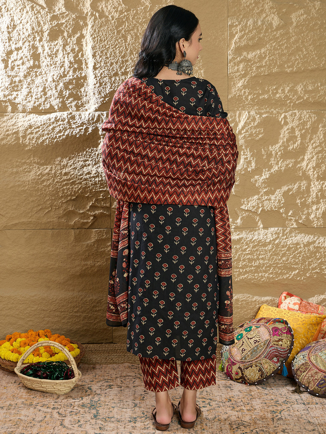 Black Kurta Sets  For women,indo era, indoera, kurta set for women, women kurta set, women suit, summer wear for women, festive suit for women, mother's day outfit, dress for mother, mother's day special, heeramandi dress