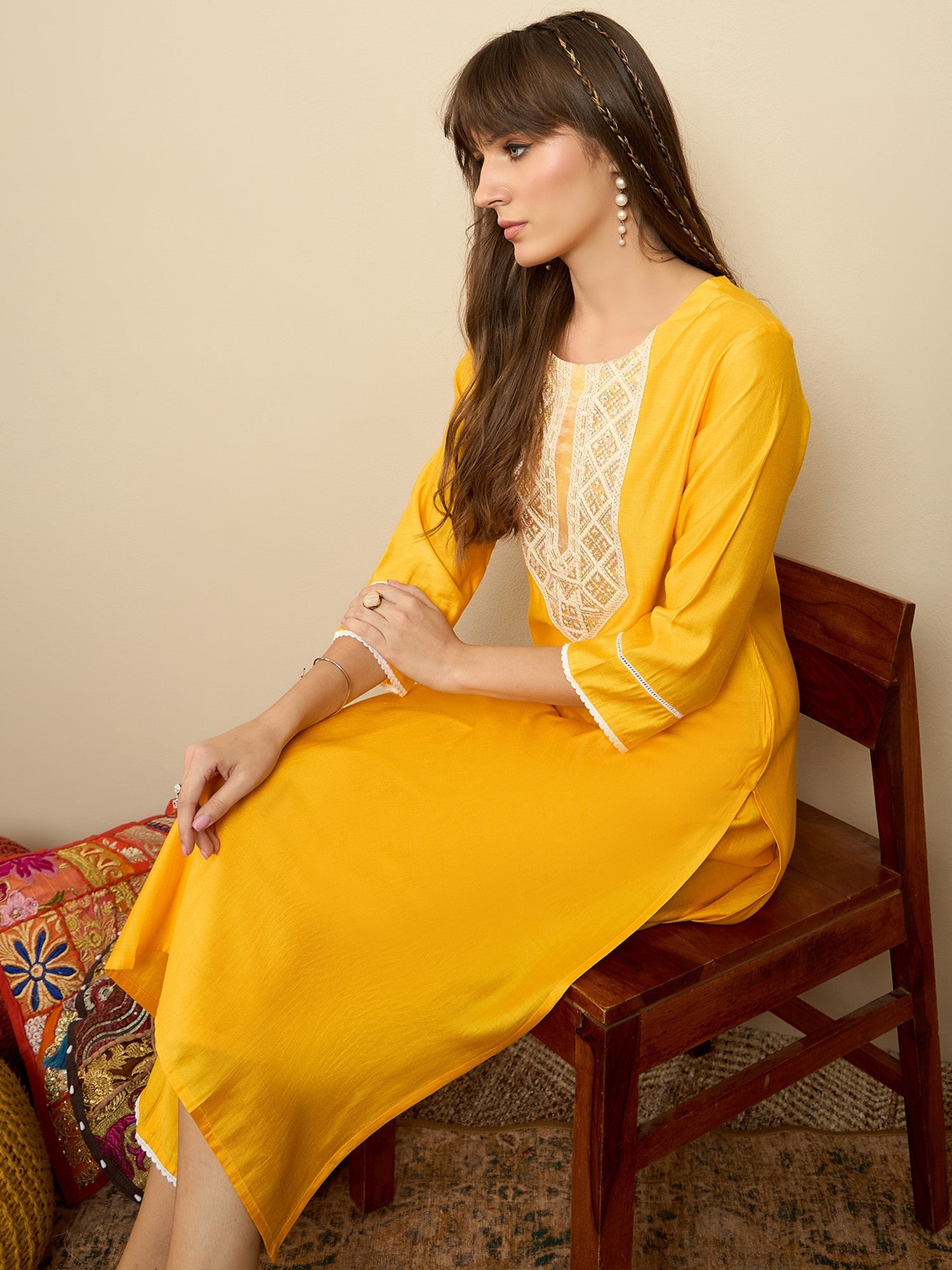 Yellow Kurta Sets  For women,indo era, indoera, kurta set for women, women kurta set, women suit, summer wear for women, festive suit for women, mother's day outfit, dress for mother, mother's day special, heeramandi dress