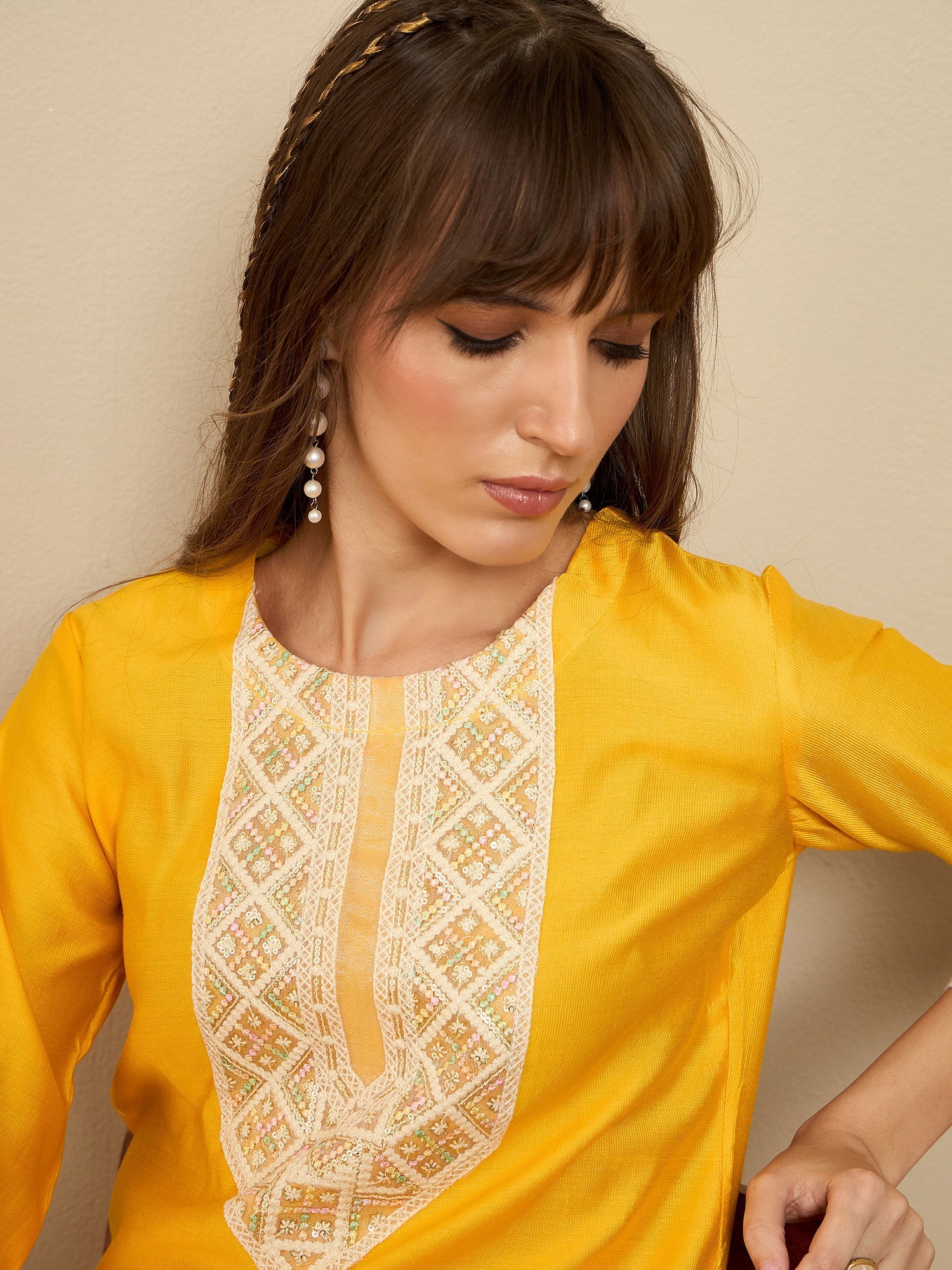 Yellow Kurta Sets  For women,indo era, indoera, kurta set for women, women kurta set, women suit, summer wear for women, festive suit for women, mother's day outfit, dress for mother, mother's day special, heeramandi dress