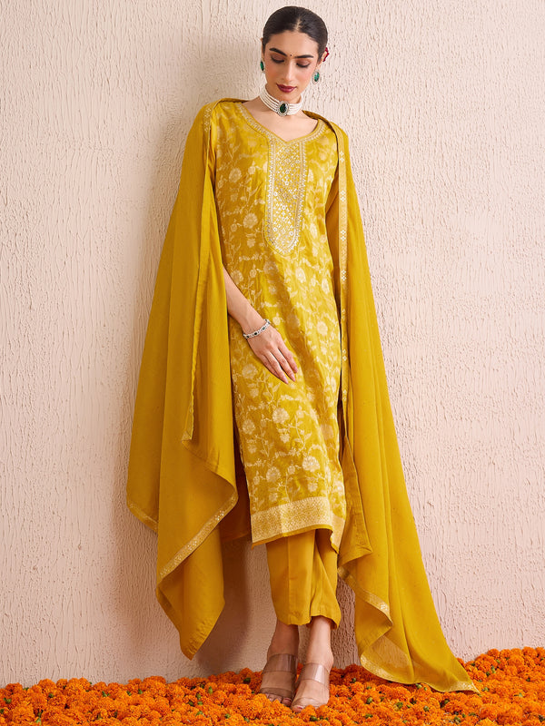 Yellow Kurta Sets  For women,indo era, indoera, kurta set for women, women kurta set, women suit, summer wear for women, festive suit for women, mother's day outfit, dress for mother, mother's day special, heeramandi dress