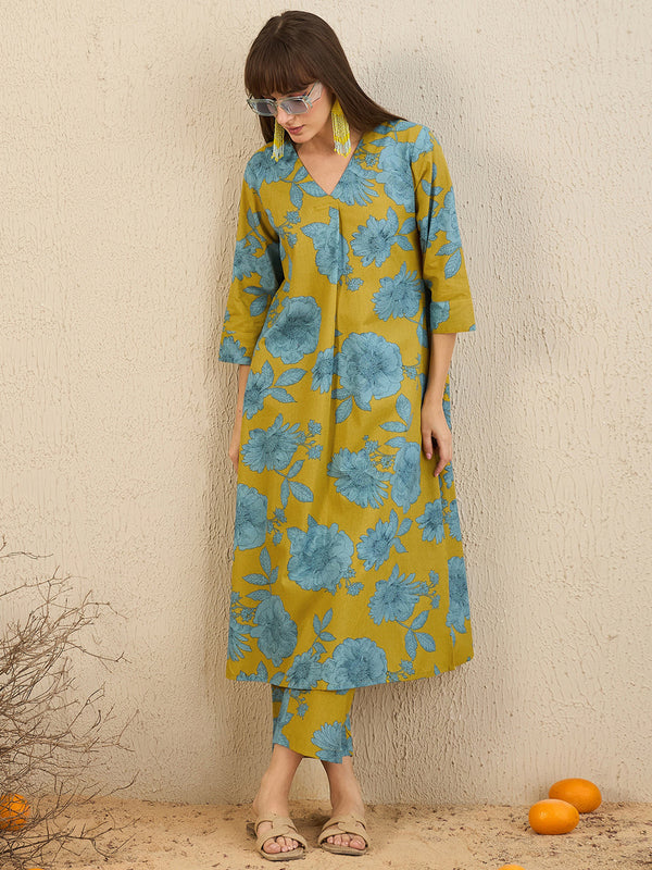 Yellow Kurta Sets  For women,indo era, indoera, kurta set for women, women kurta set, women suit, summer wear for women, festive suit for women, mother's day outfit, dress for mother, mother's day special, heeramandi dress