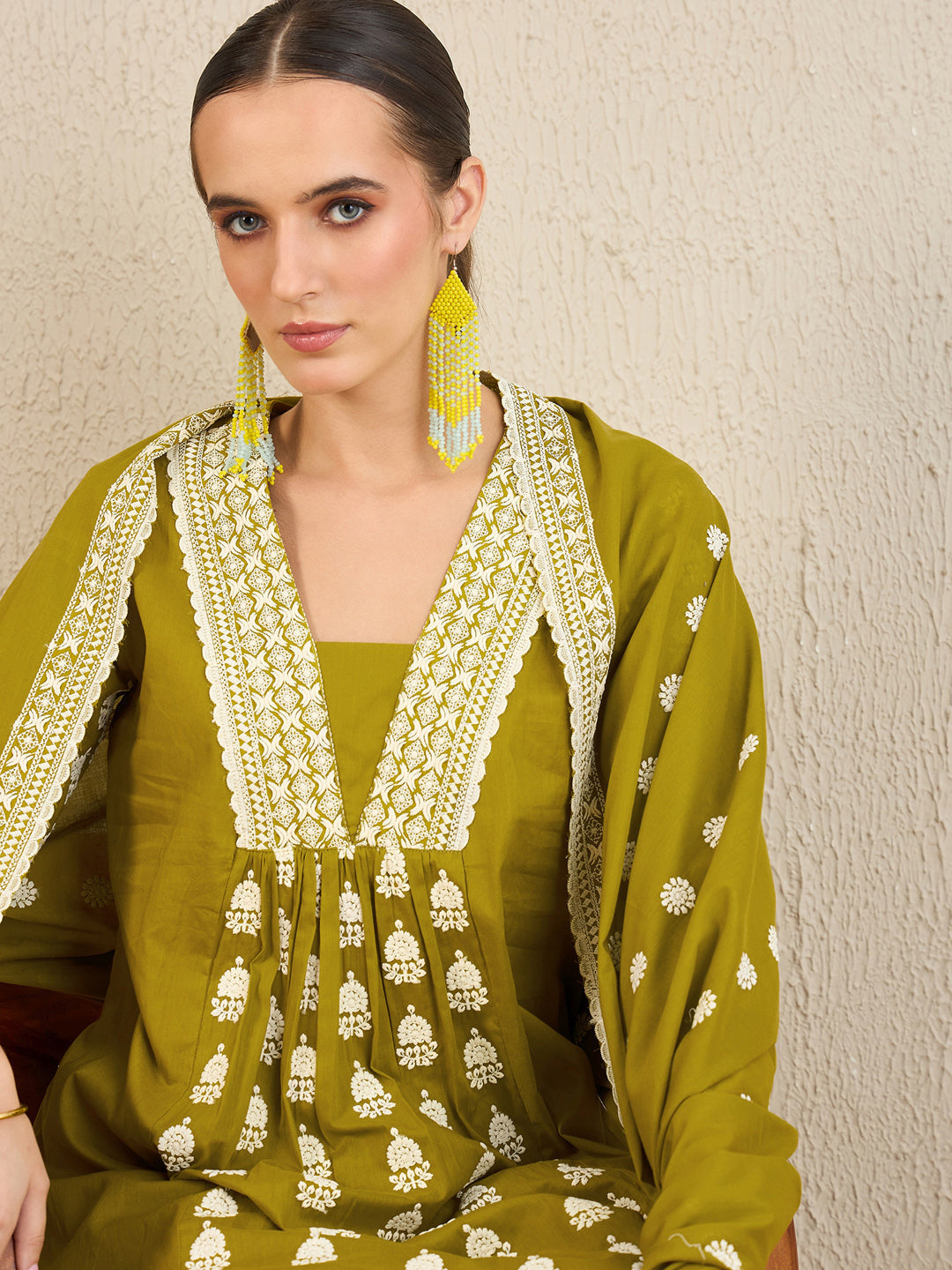 Green Kurta Sets  For women,indo era, indoera, kurta set for women, women kurta set, women suit, summer wear for women, festive suit for women, mother's day outfit, dress for mother, mother's day special, heeramandi dress