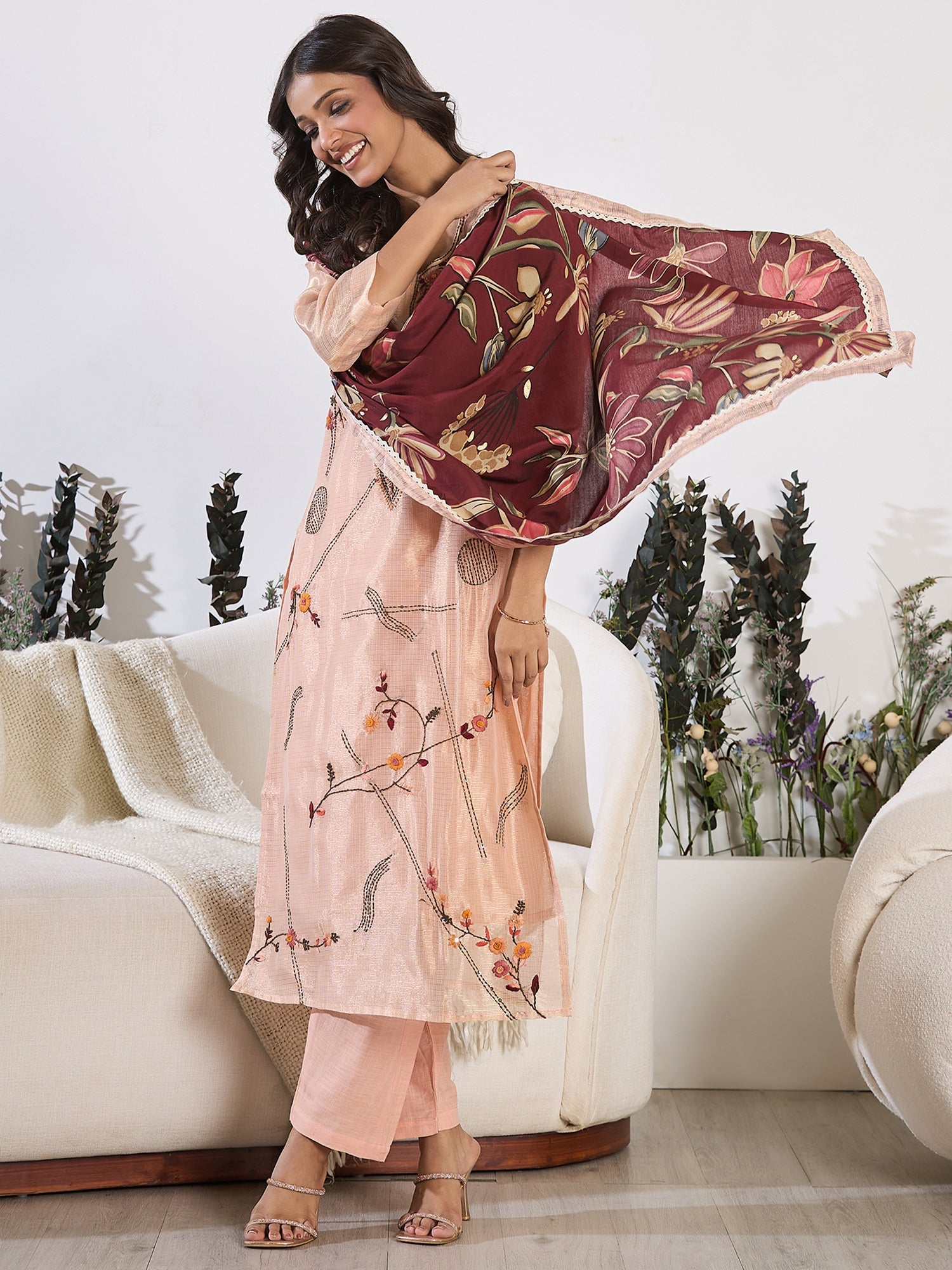 indo era, indoera, indo era kurta, heeramandi dress, heeramandi, dress for women, kurta for women, kurtaset for women, indo era kurta set, indo era suit, anarkali kurta, salwar suit, sharara set, cotton kurta, dress for women, kurta for women, birthday dress for women, gown for women, formal dress for women, party wear for women, summer dress, female kurti, cotton dress for women, kurta with dupatta, dressing style, casual look, new arrival for women, Peach suit