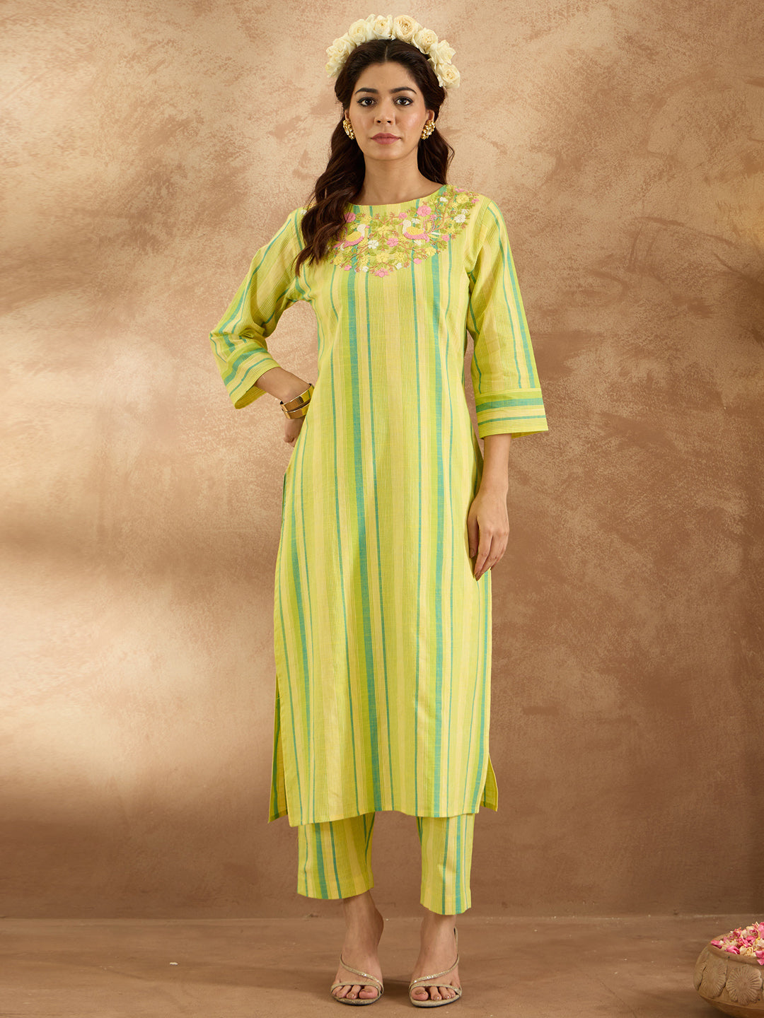Yellow Kurta Sets  For women,indo era, indoera, kurta set for women, women kurta set, women suit, summer wear for women, festive suit for women, mother's day outfit, dress for mother, mother's day special, heeramandi dress