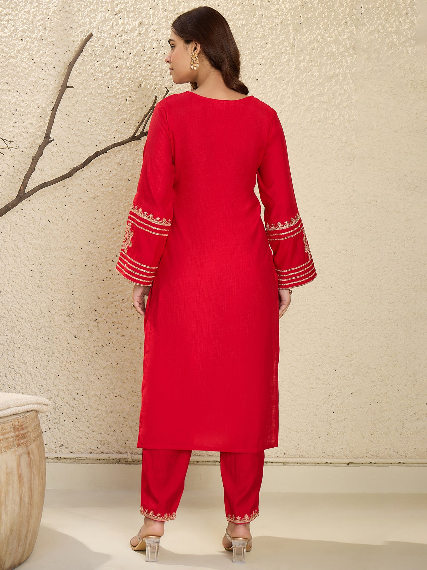 Red Kurta Sets  For women,indo era, indoera, kurta set for women, women kurta set, women suit, summer wear for women, festive suit for women, mother's day outfit, dress for mother, mother's day special, heeramandi dress