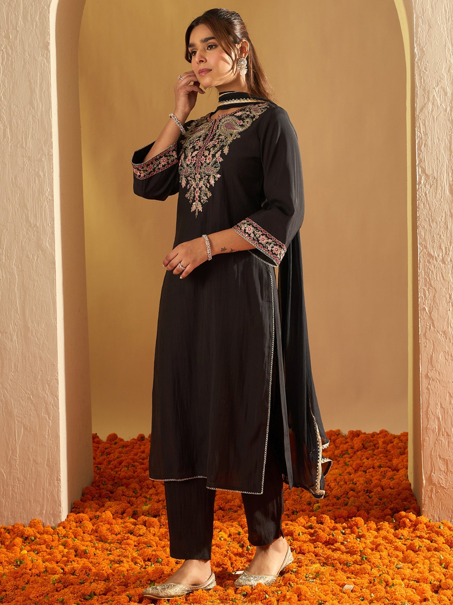 indo era, indoera, indo era kurta, heeramandi dress, heeramandi, dress for women, kurta for women, kurtaset for women, indo era kurta set, indo era suit, anarkali kurta, salwar suit, sharara set, cotton kurta, dress for women, kurta for women, birthday dress for women, gown for women, formal dress for women, party wear for women, summer dress, female kurti, cotton dress for women, kurta with dupatta, dressing style, casual look, new arrival for women, Black suit